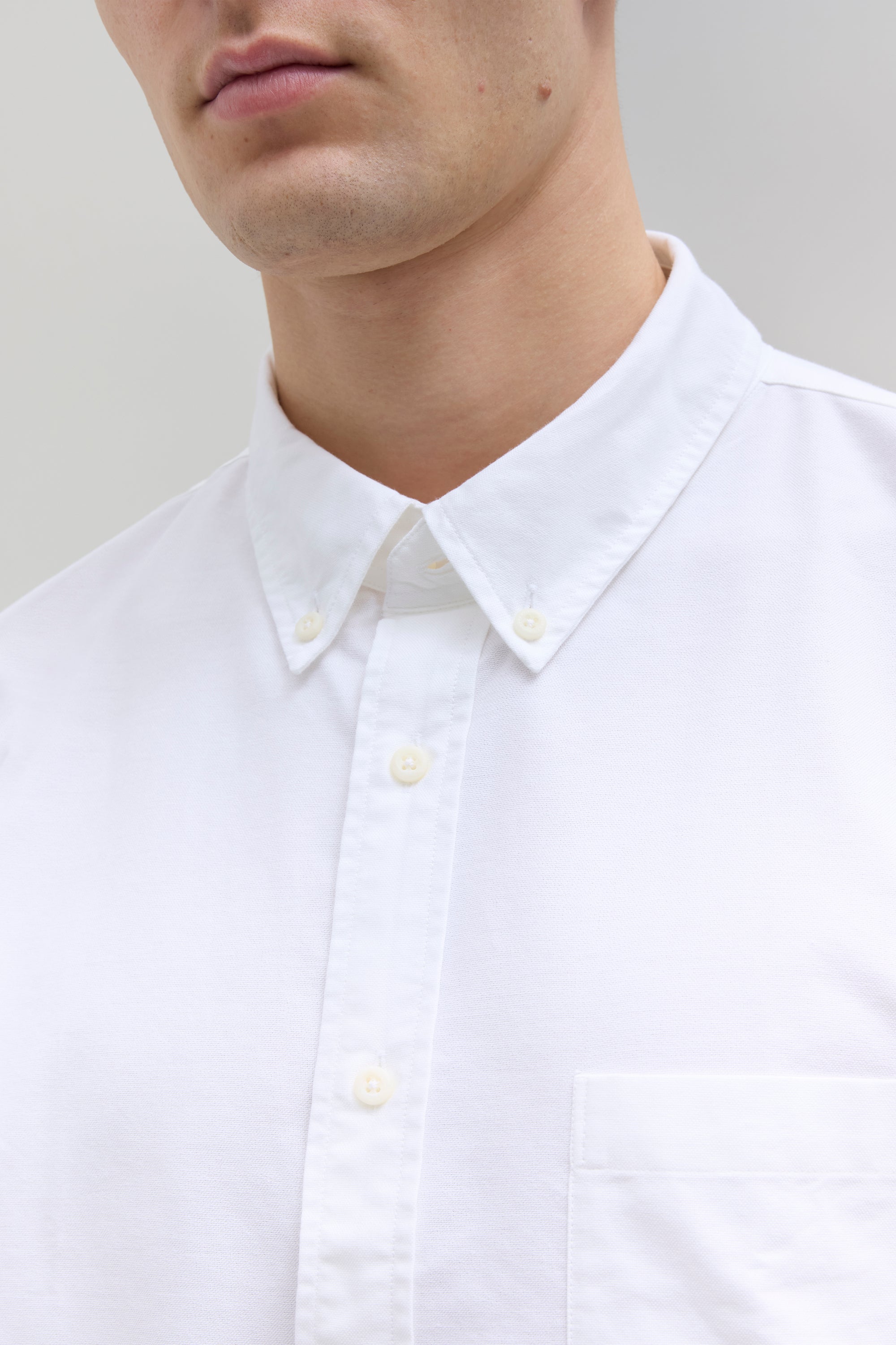 Lightweight Oxford - White
