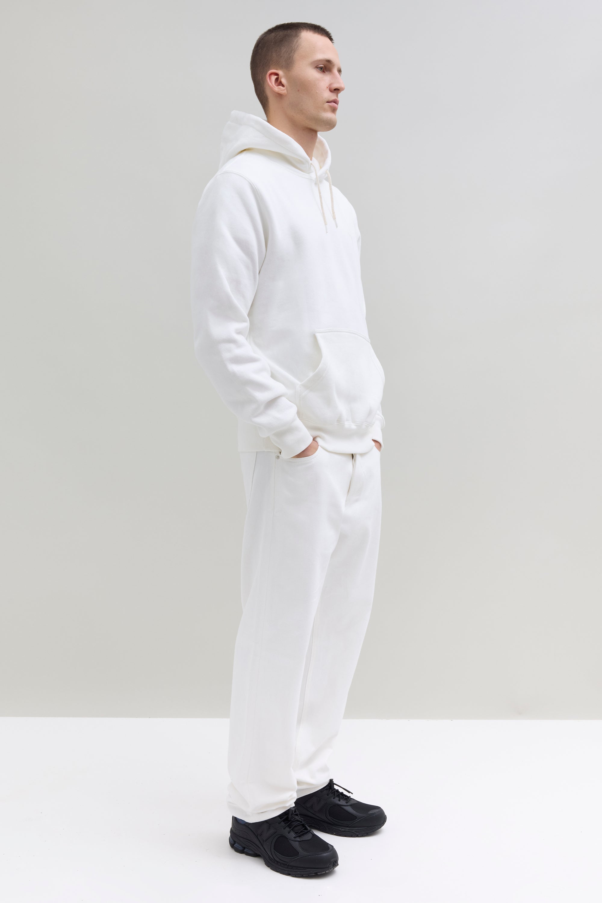 90s Hooded Sweatshirt - Ivory