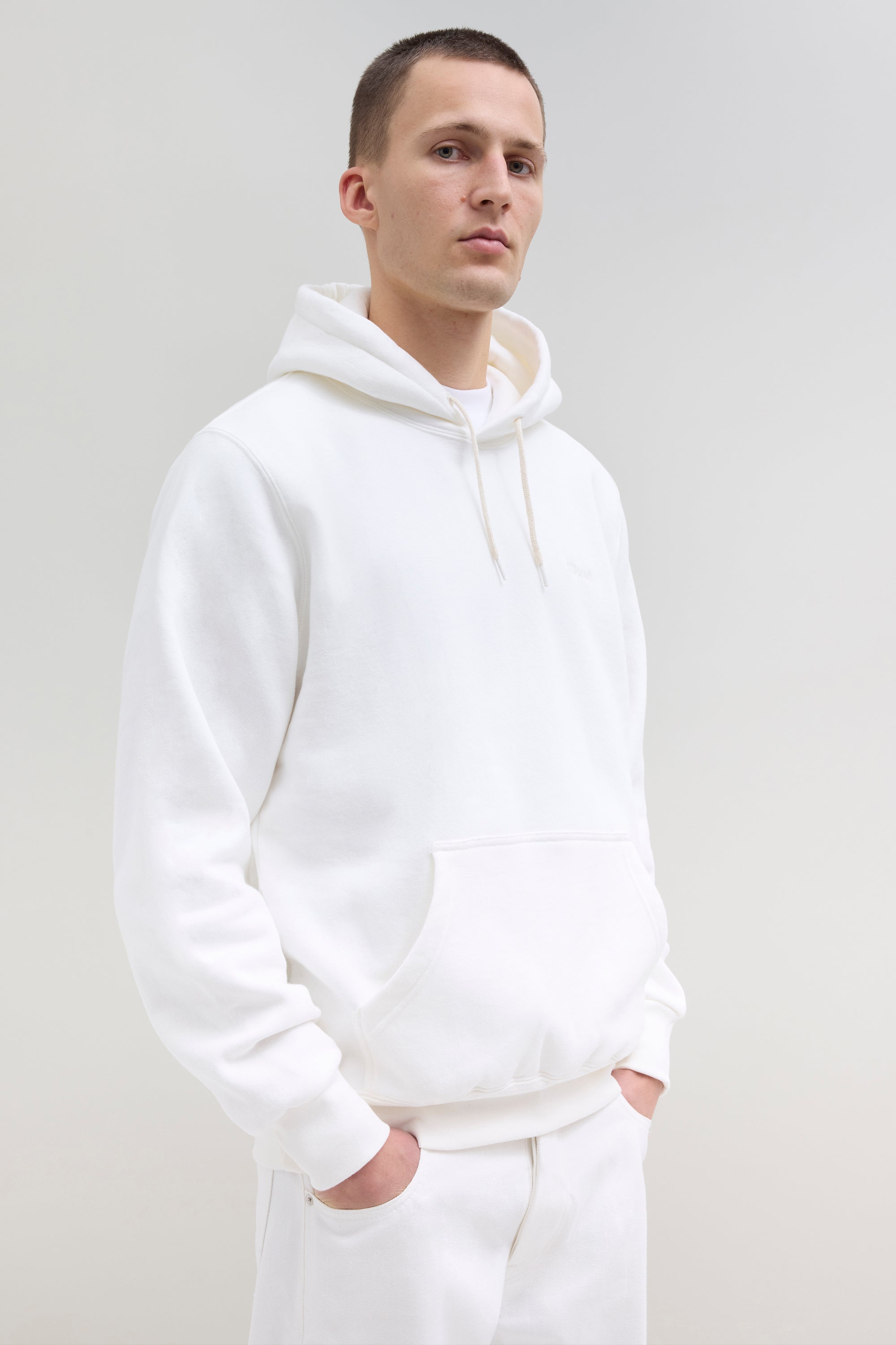 90s Hooded Sweatshirt - Ivory
