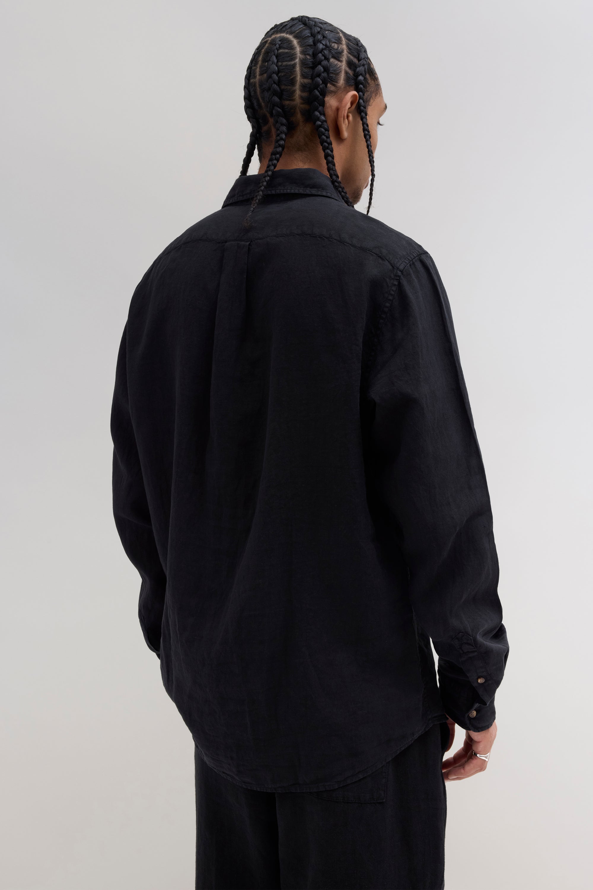 Linen Shirt - Black