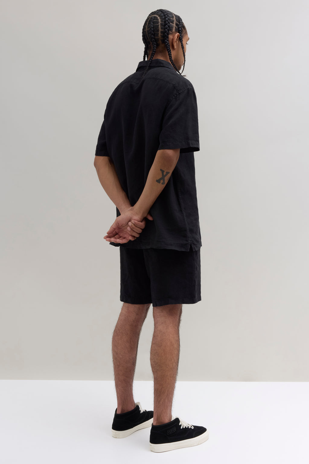 Weekend Linen Shirt - Black