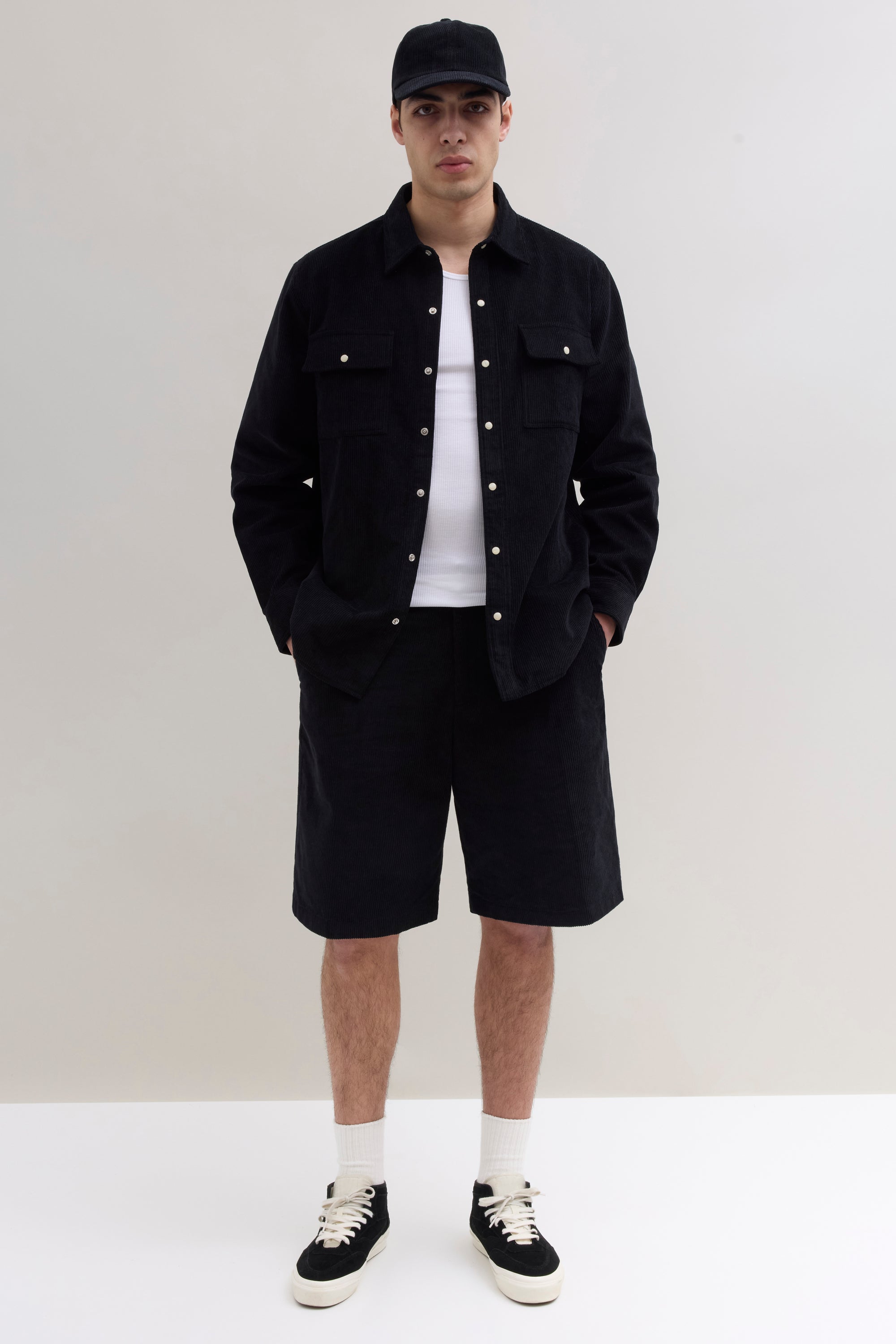 Weekend Cord Cap - Black