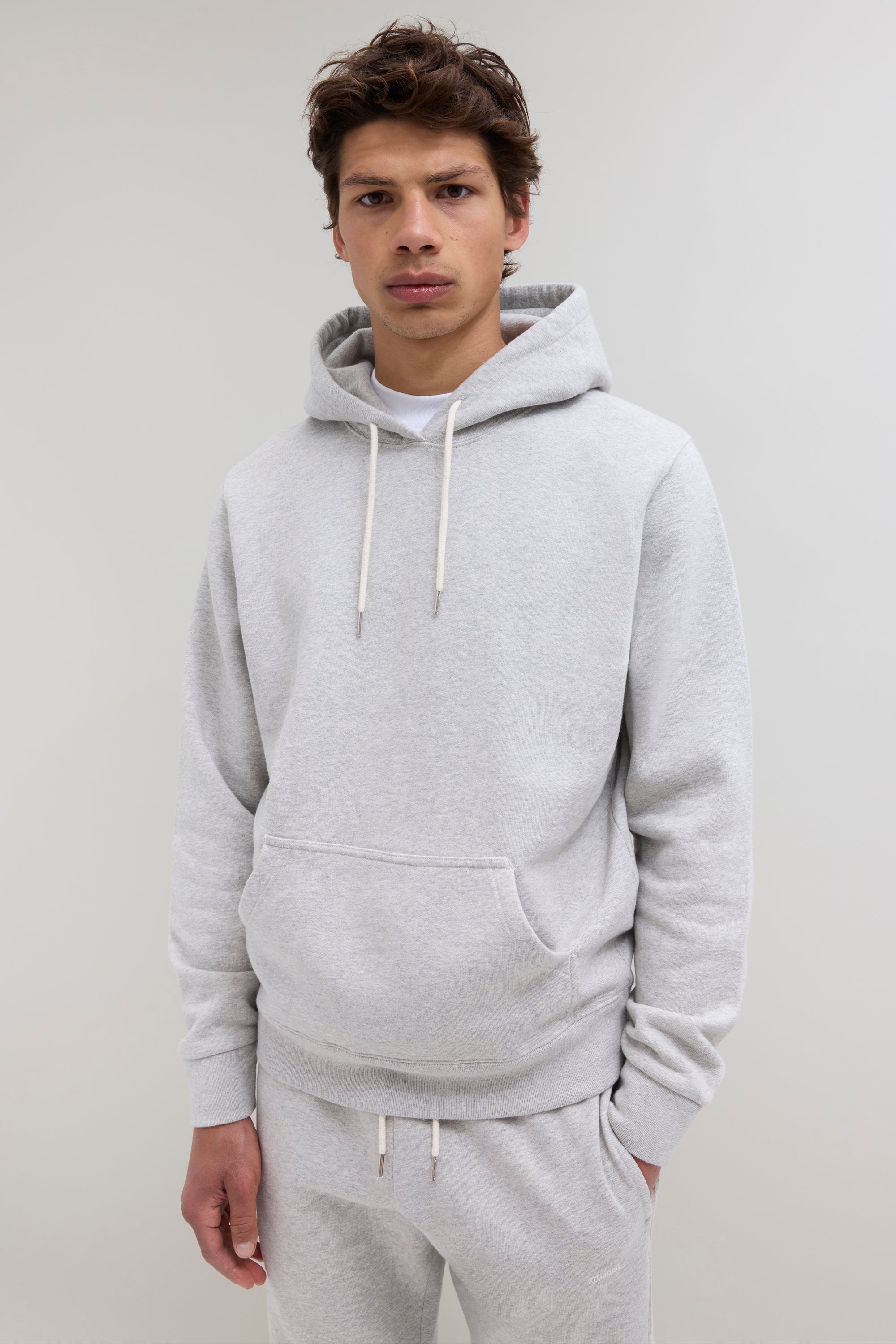90s Hooded Sweatshirt - Grey