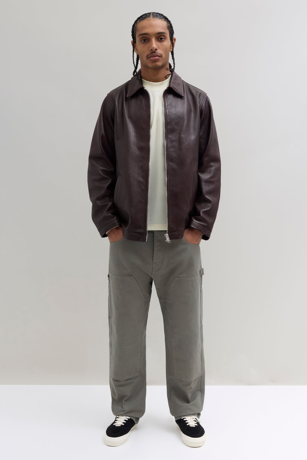 Leather Jacket - Brown
