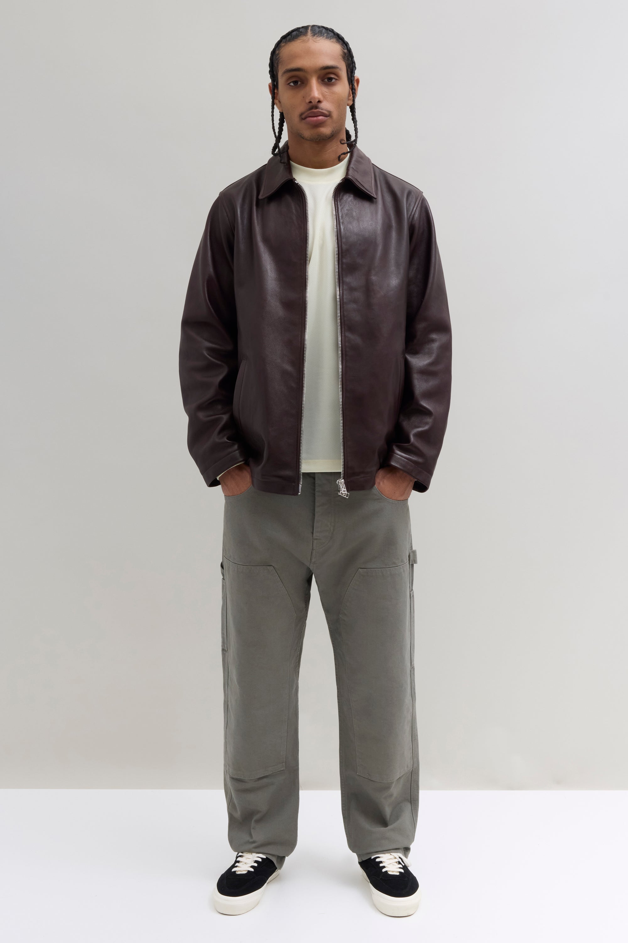 Leather Jacket - Brown