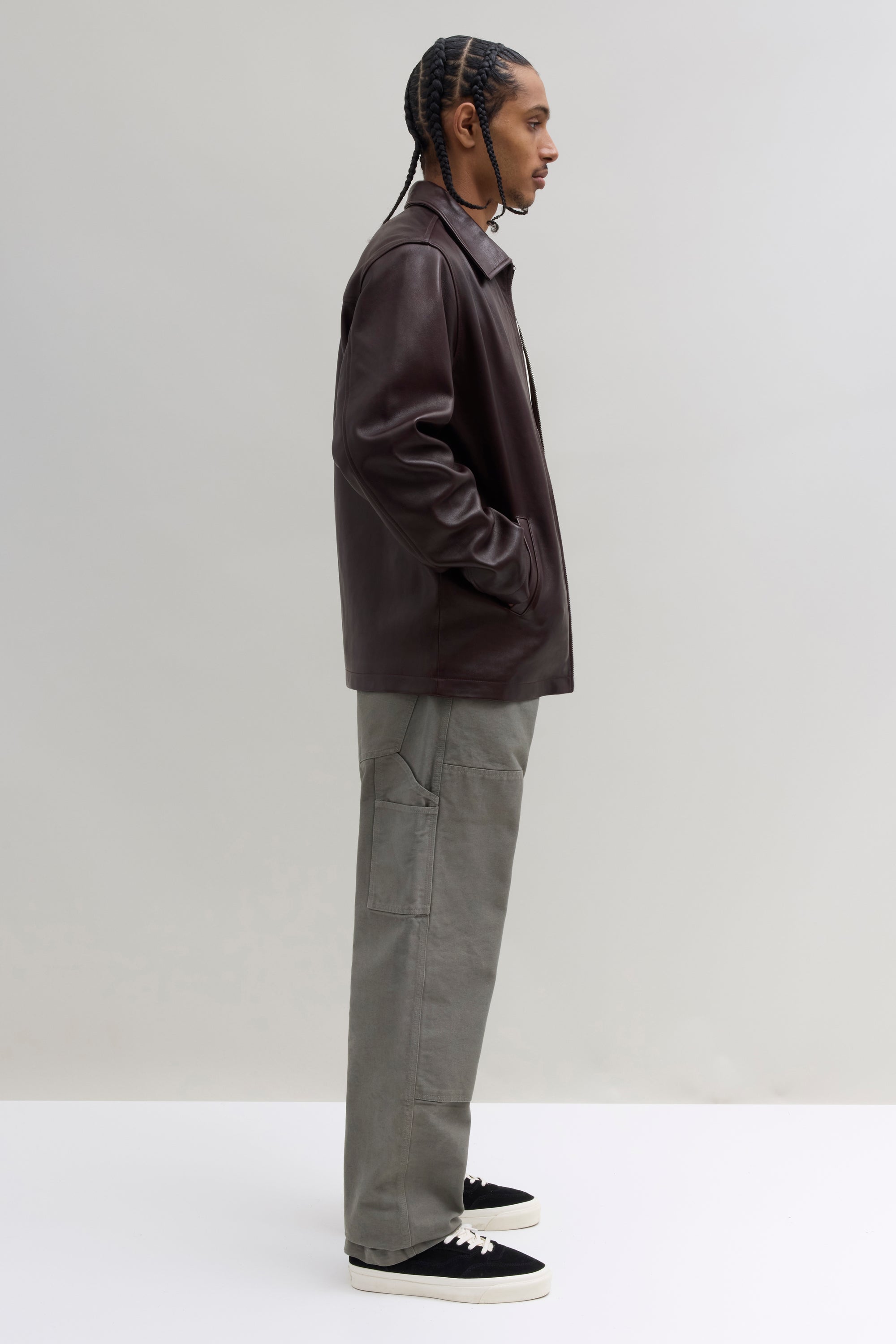 Leather Jacket - Brown