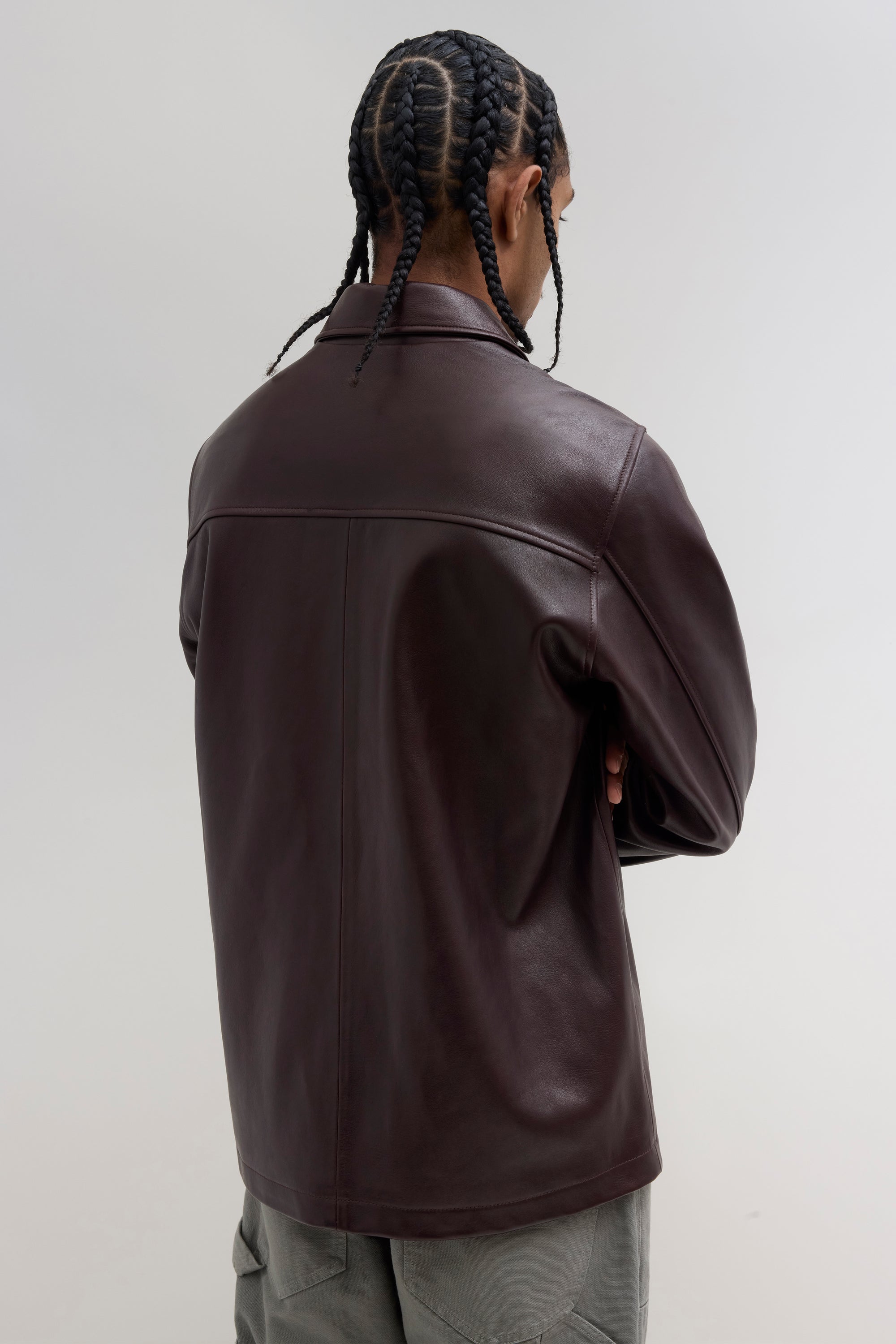 Leather Jacket - Brown