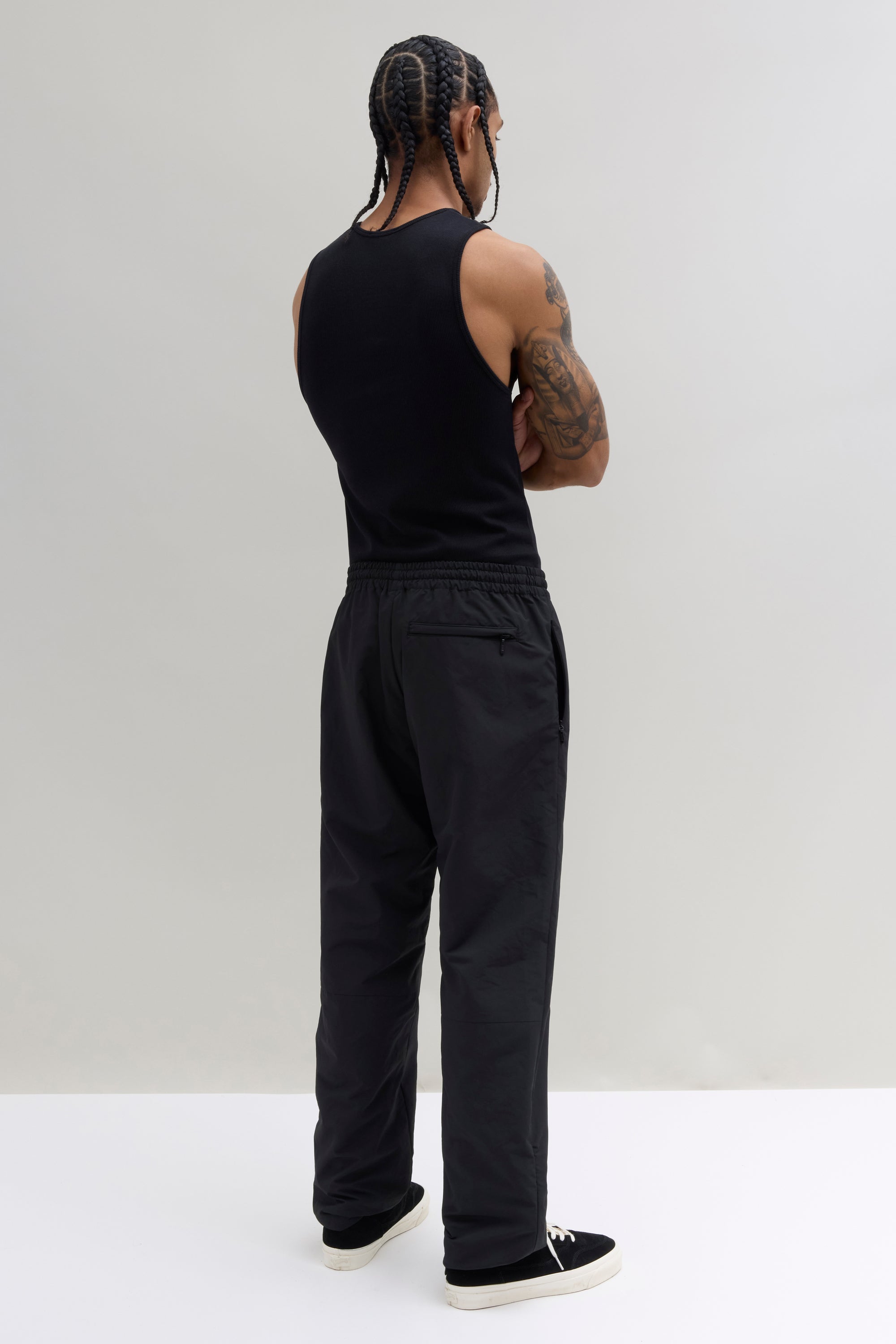 Ribbed Tank Top - Black