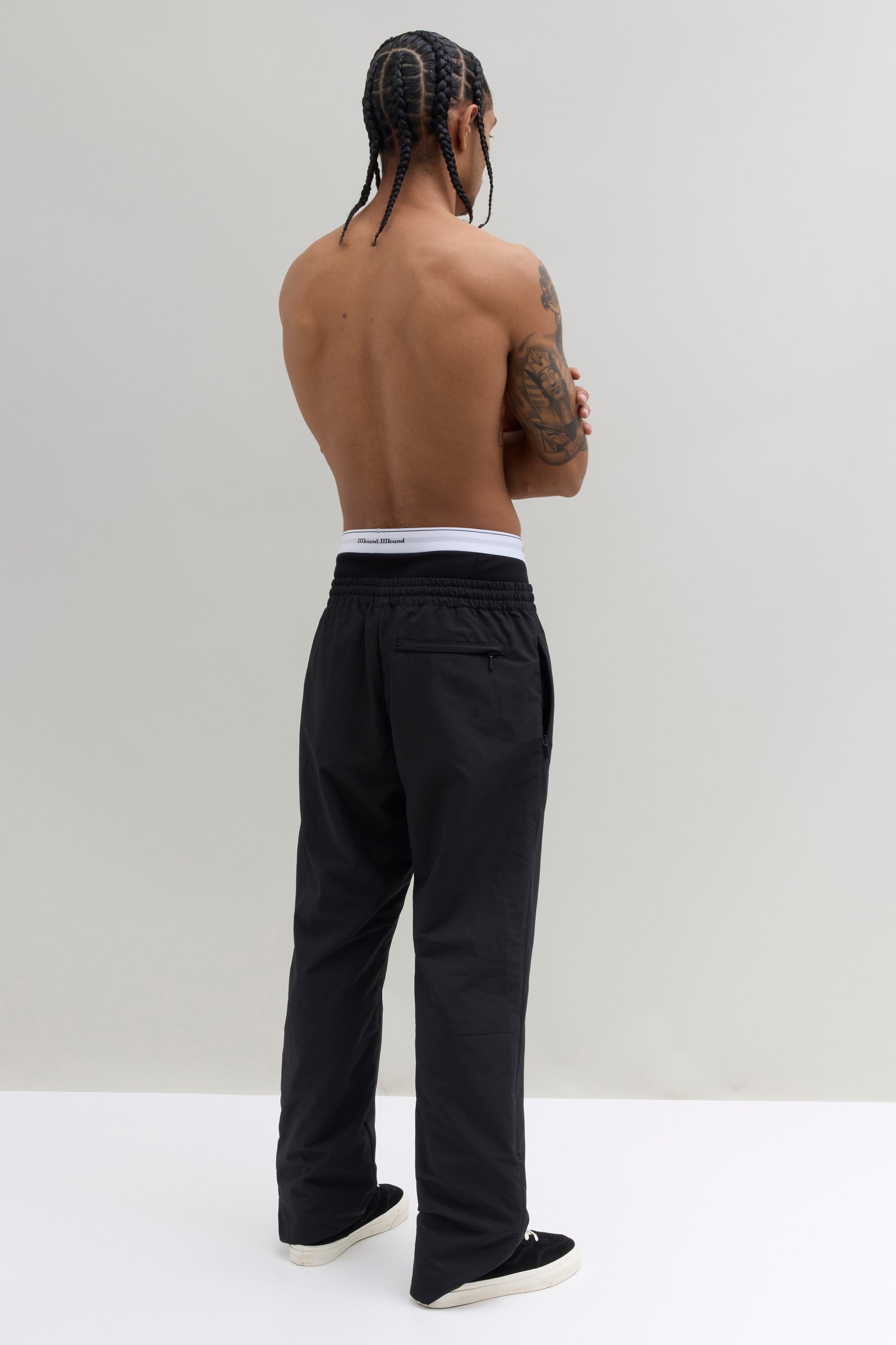 Ribbed Boxer Brief - Black/White