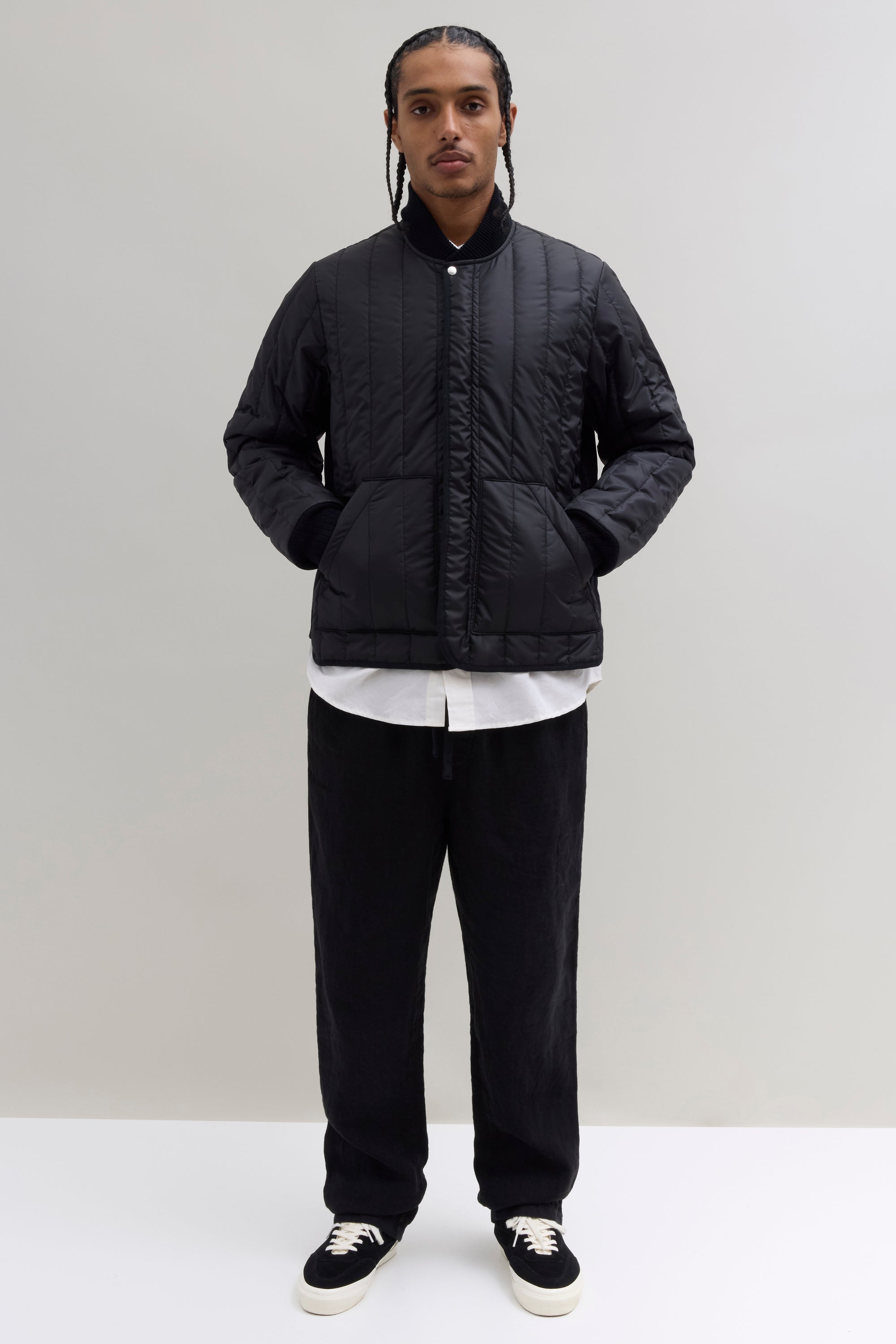 Quilted Jacket - Black