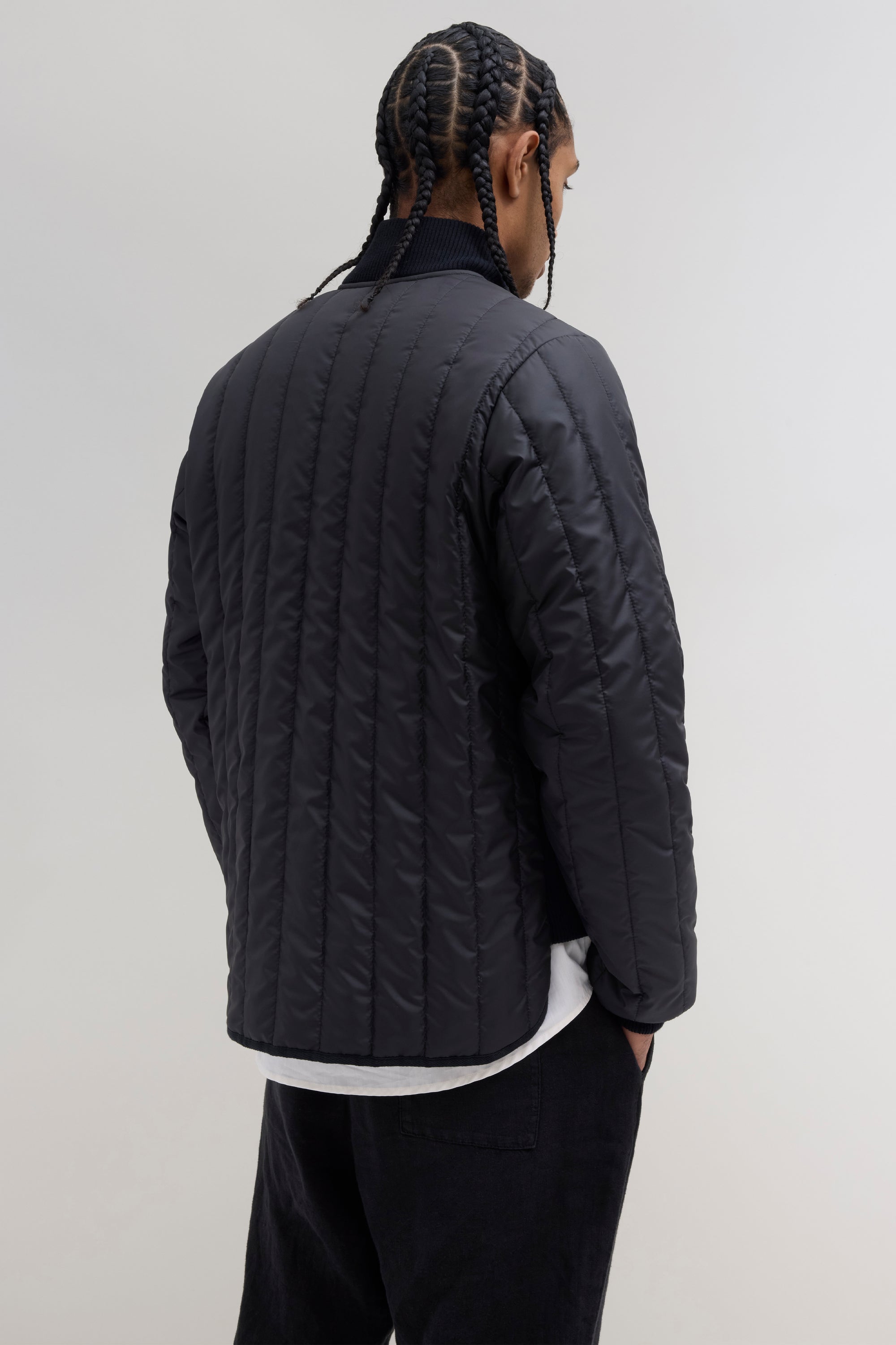 Quilted Jacket - Black