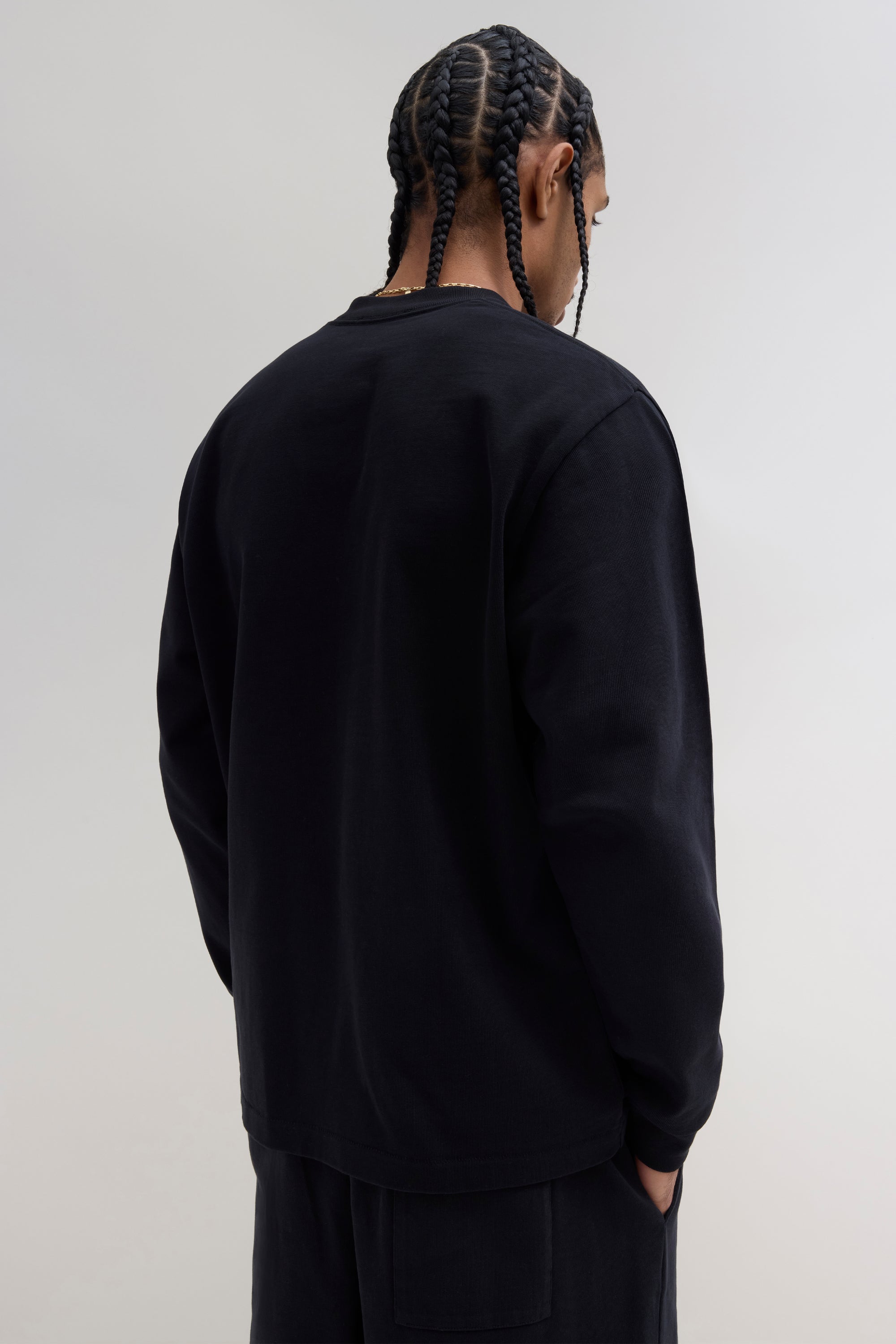 Heavyweight Jersey Longsleeve - Black
