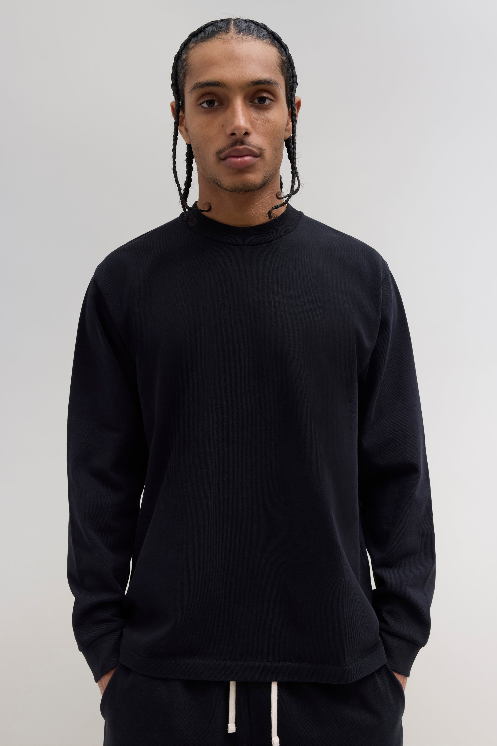 Heavyweight Jersey Longsleeve - Black