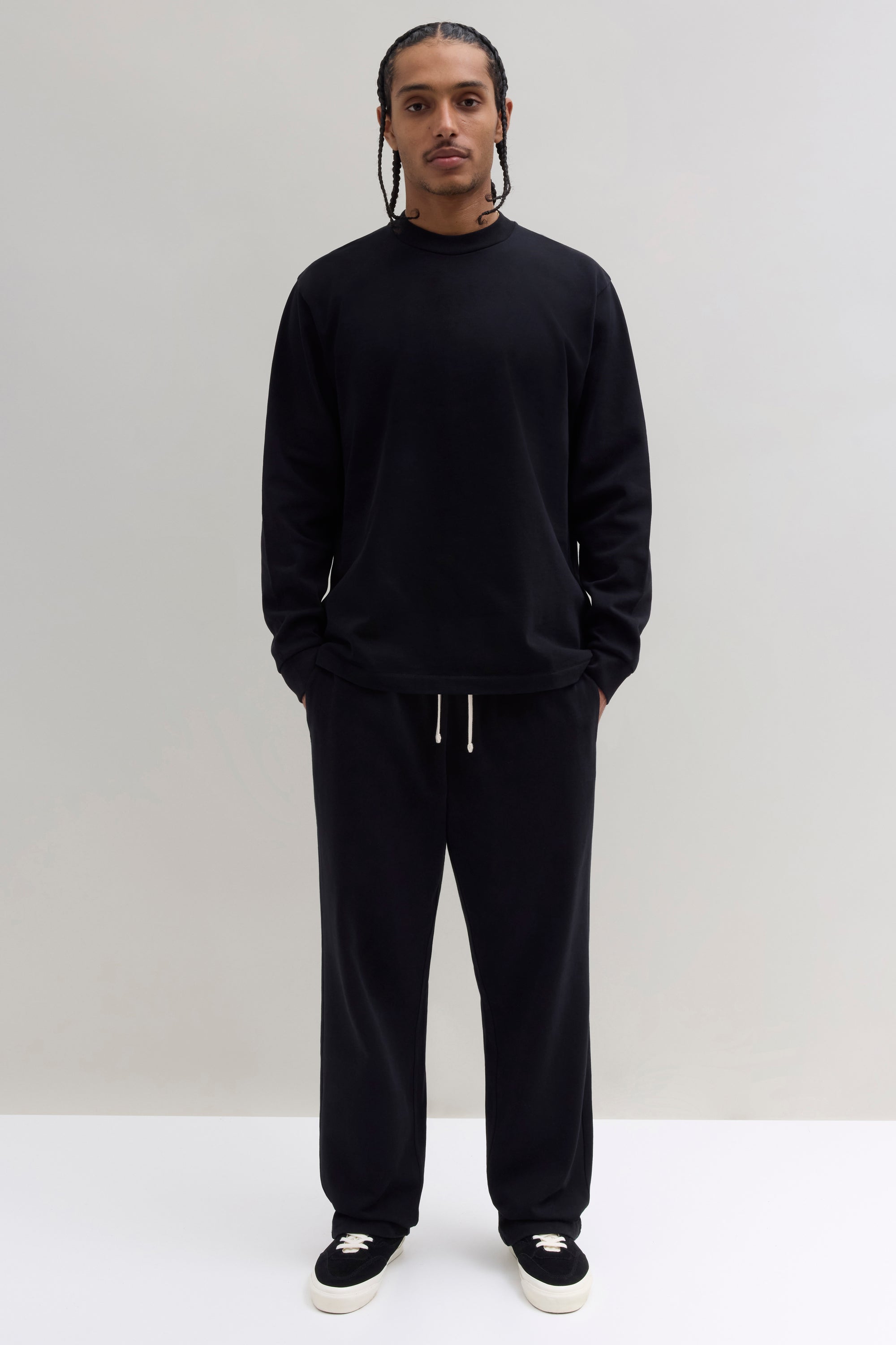 Heavyweight Jersey Longsleeve - Black