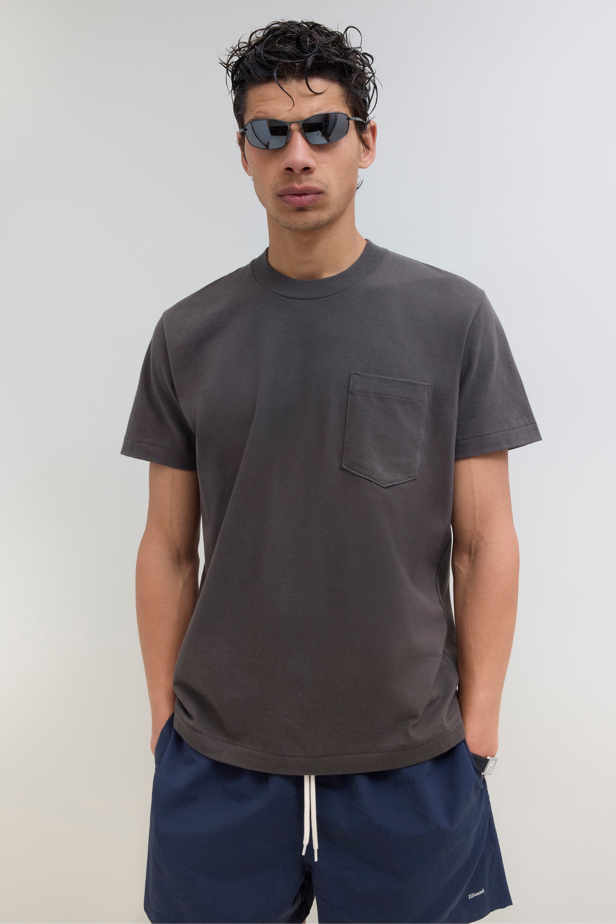 90s Pocket T-Shirt - Dark Brown
