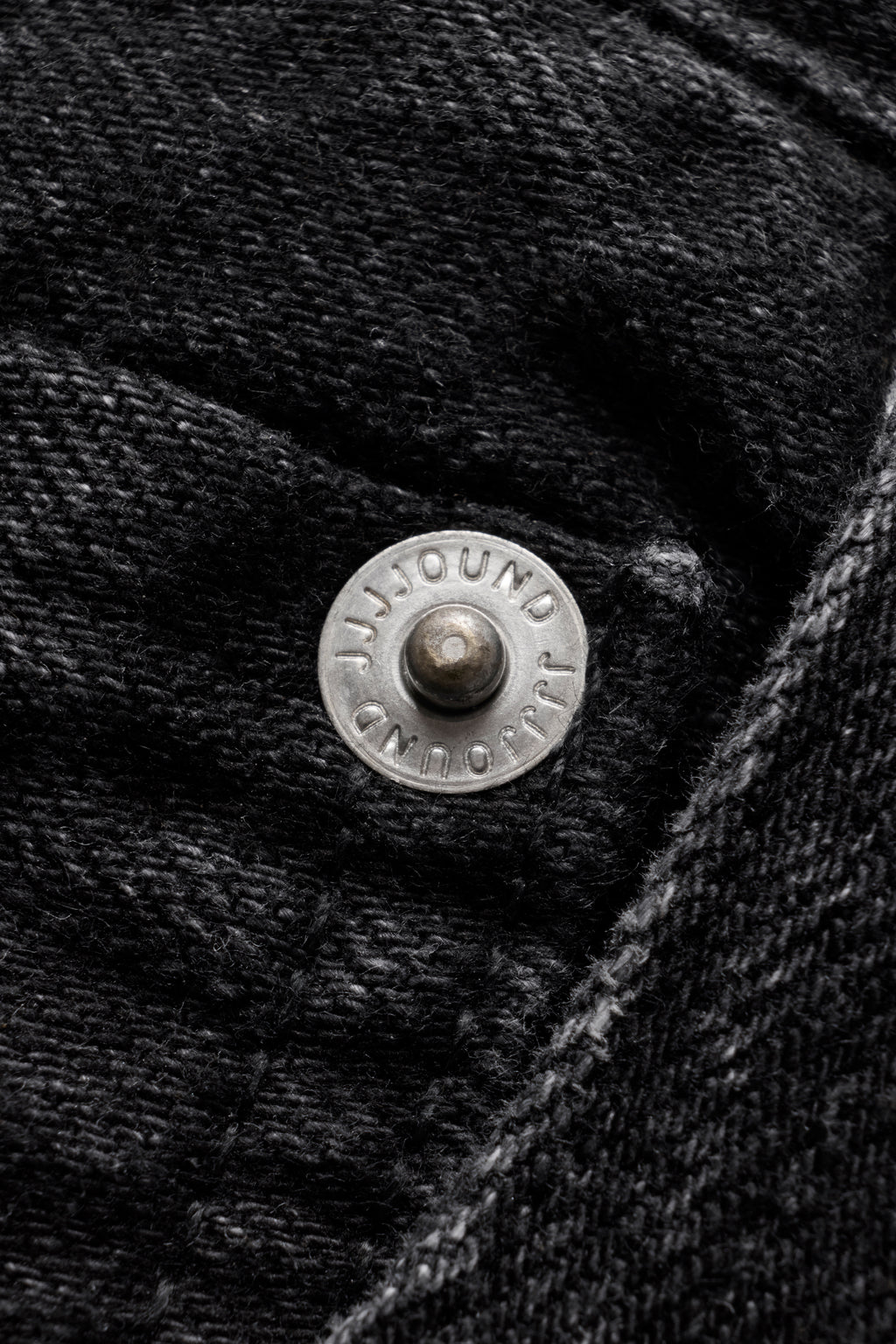 Straight Selvedge Denim Jeans JP - Black Stonewashed