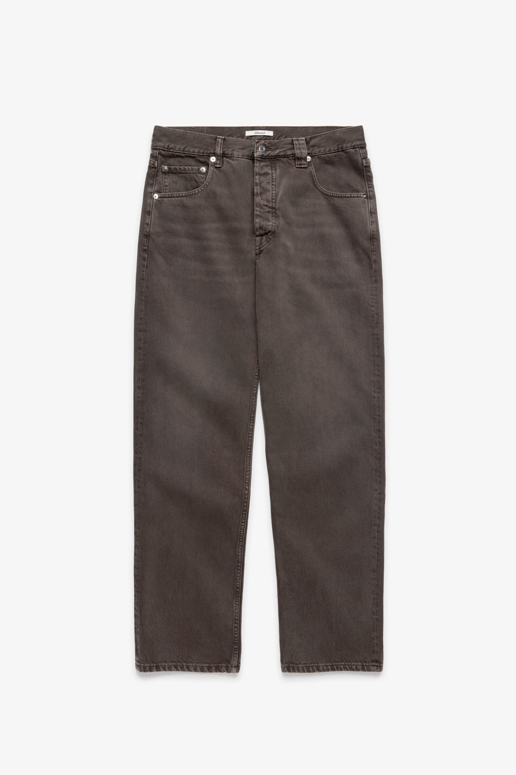 Straight Selvedge Denim Jeans - Brown Stonewashed