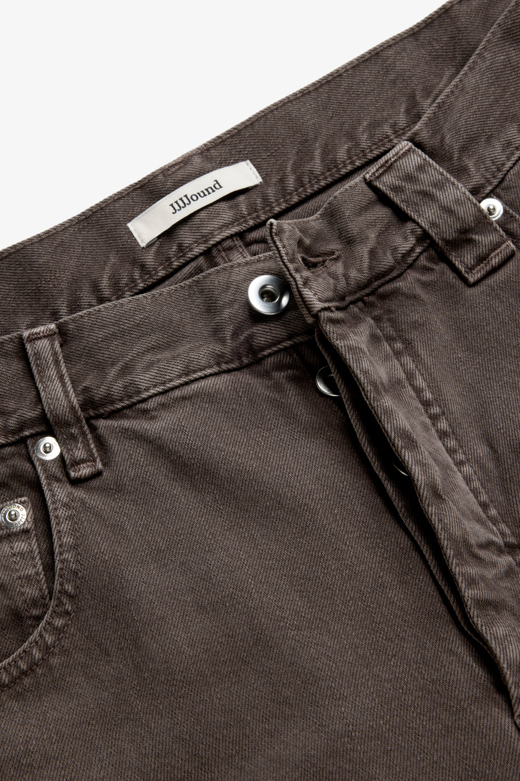 Straight Selvedge Denim Jeans - Brown Stonewashed
