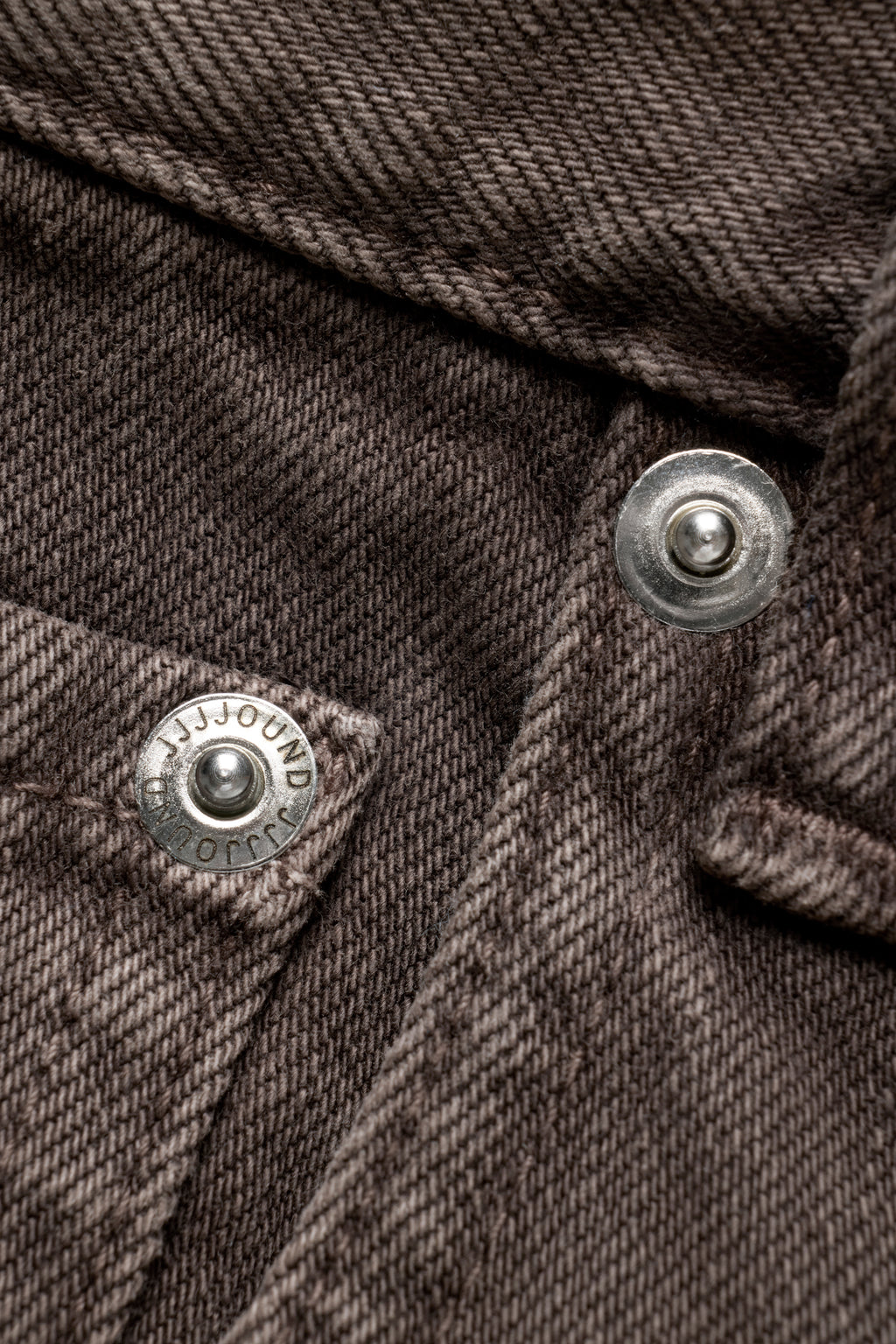 Straight Selvedge Denim Jeans - Brown Stonewashed