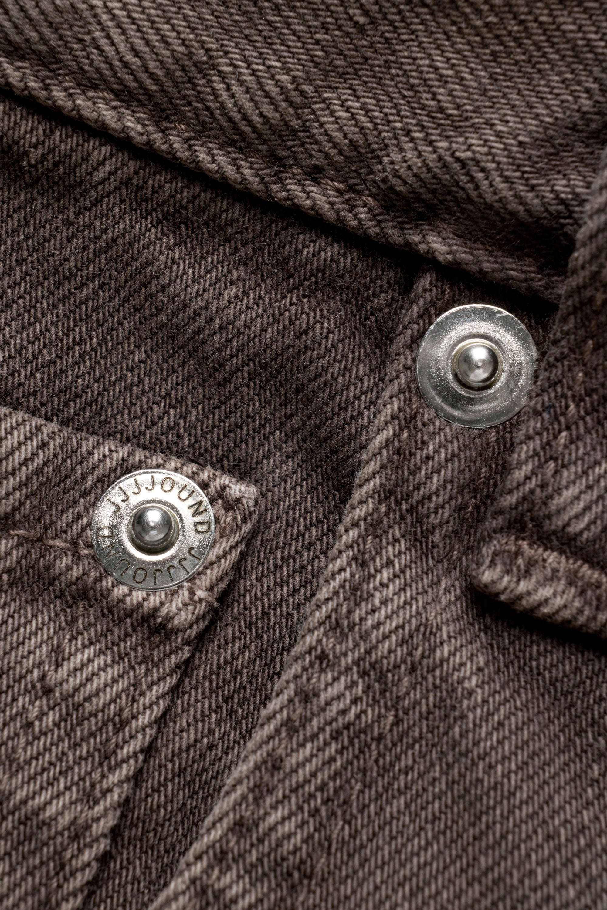 Straight Selvedge Denim Jeans - Brown Stonewashed
