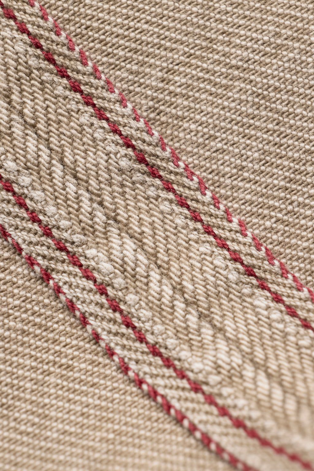 Straight Selvedge Denim Jeans - Taupe Stonewashed
