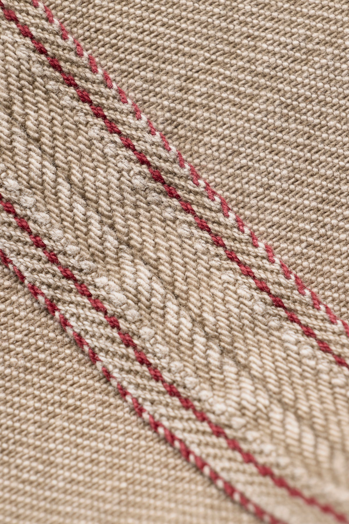 Straight Selvedge Denim Jeans - Taupe Stonewashed