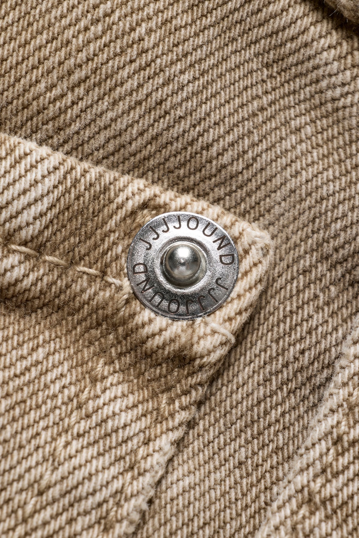 Straight Selvedge Denim Jeans - Taupe Stonewashed