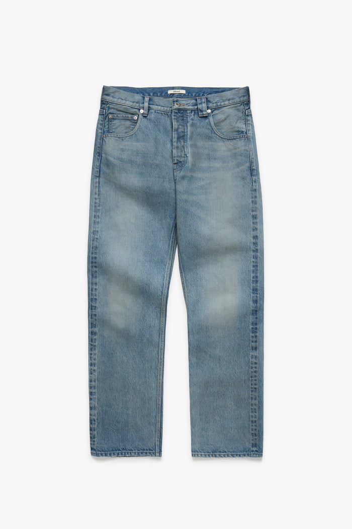 Straight Selvedge Denim Jeans JP - Blue Stonewashed