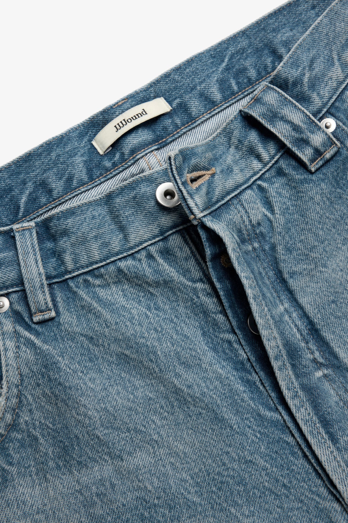 Straight Selvedge Denim Jeans JP - Blue Stonewashed