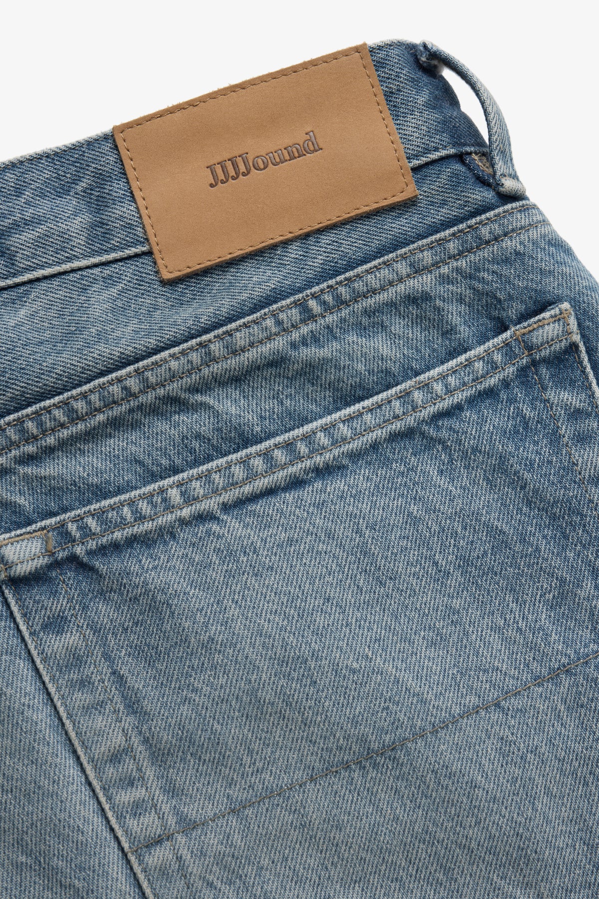 Straight Selvedge Denim Jeans JP - Blue Stonewashed
