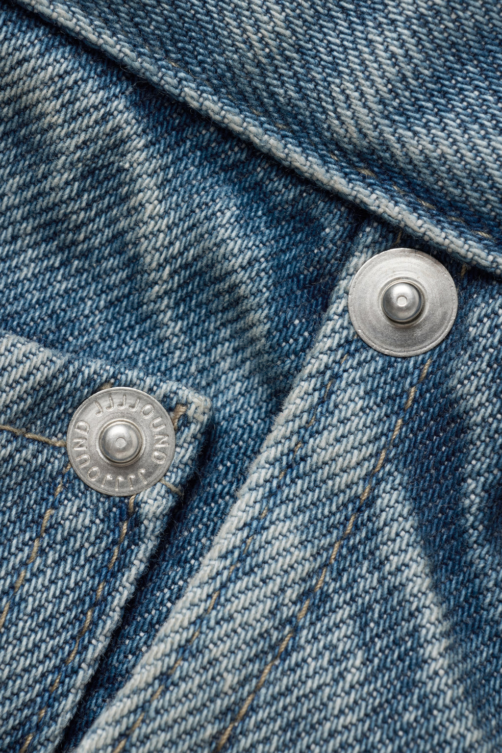 Straight Selvedge Denim Jeans JP - Blue Stonewashed