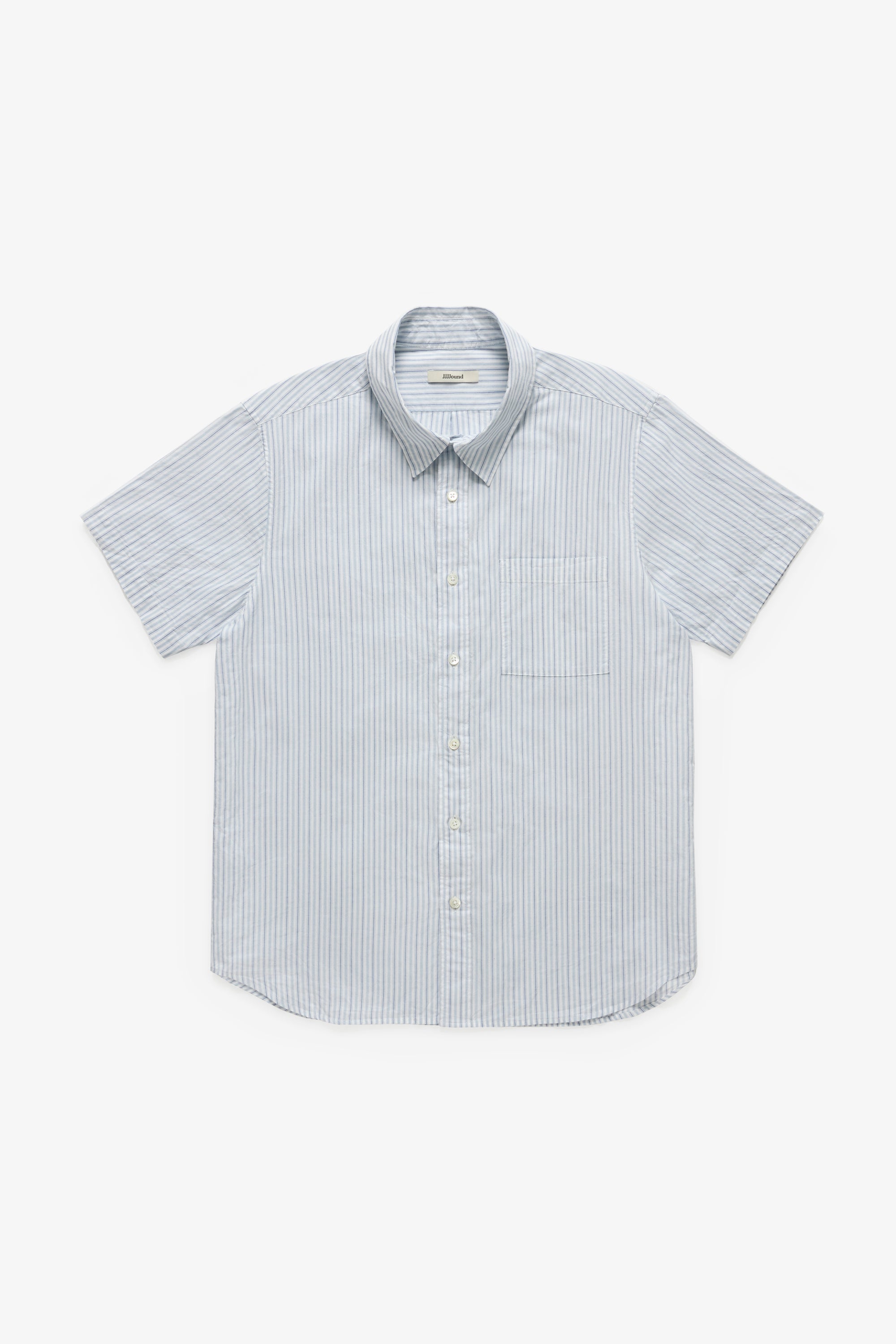 Striped Shortsleeve Shirt - White/Blue