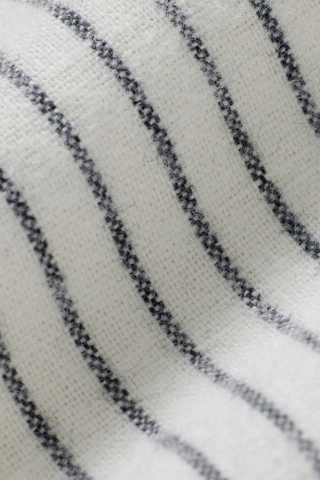 Striped Flannel Weekend Pant - Off-White/Charcoal