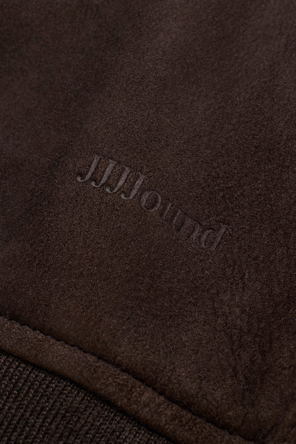 Suede Baseball Jacket - Brown