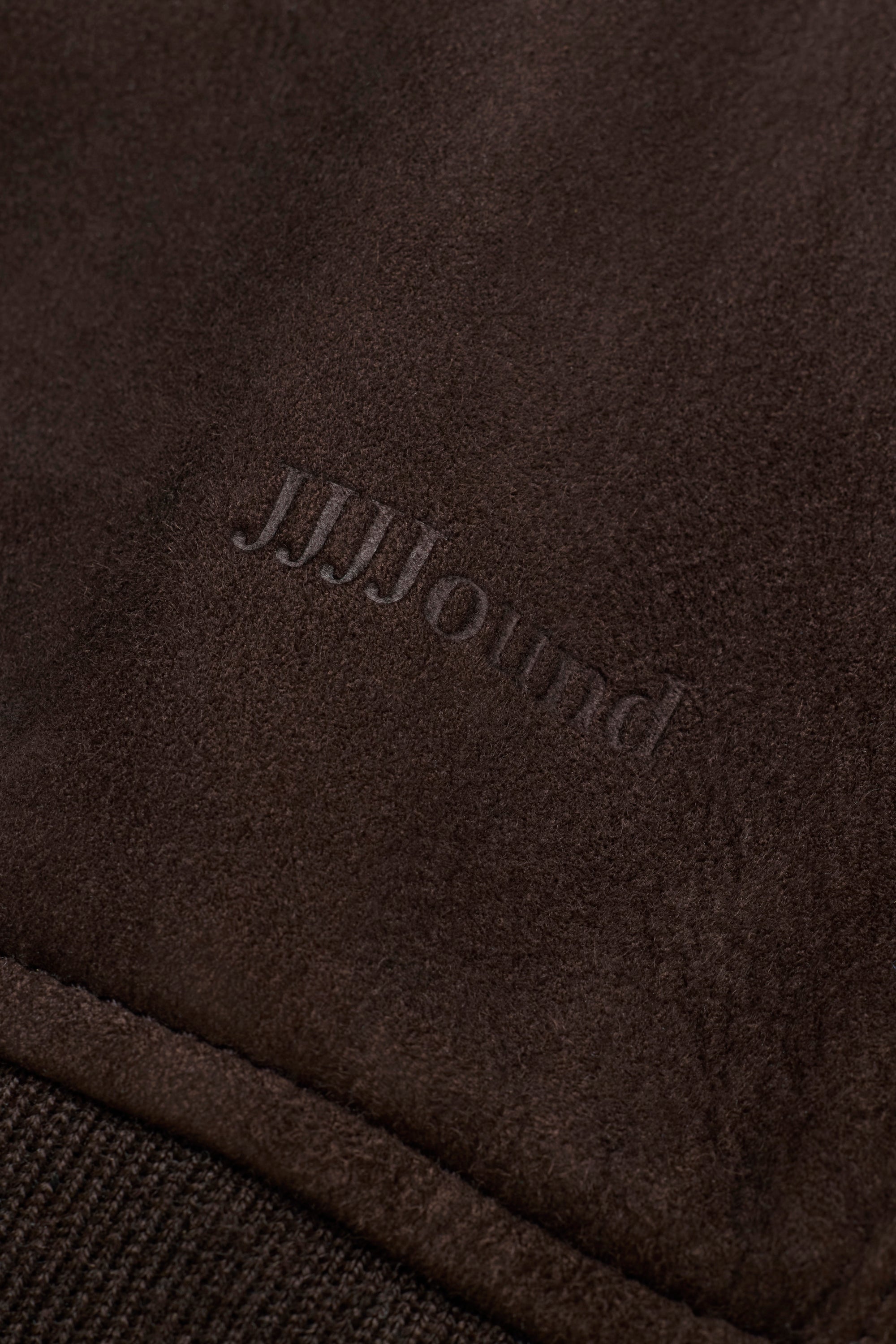 Suede Baseball Jacket - Brown