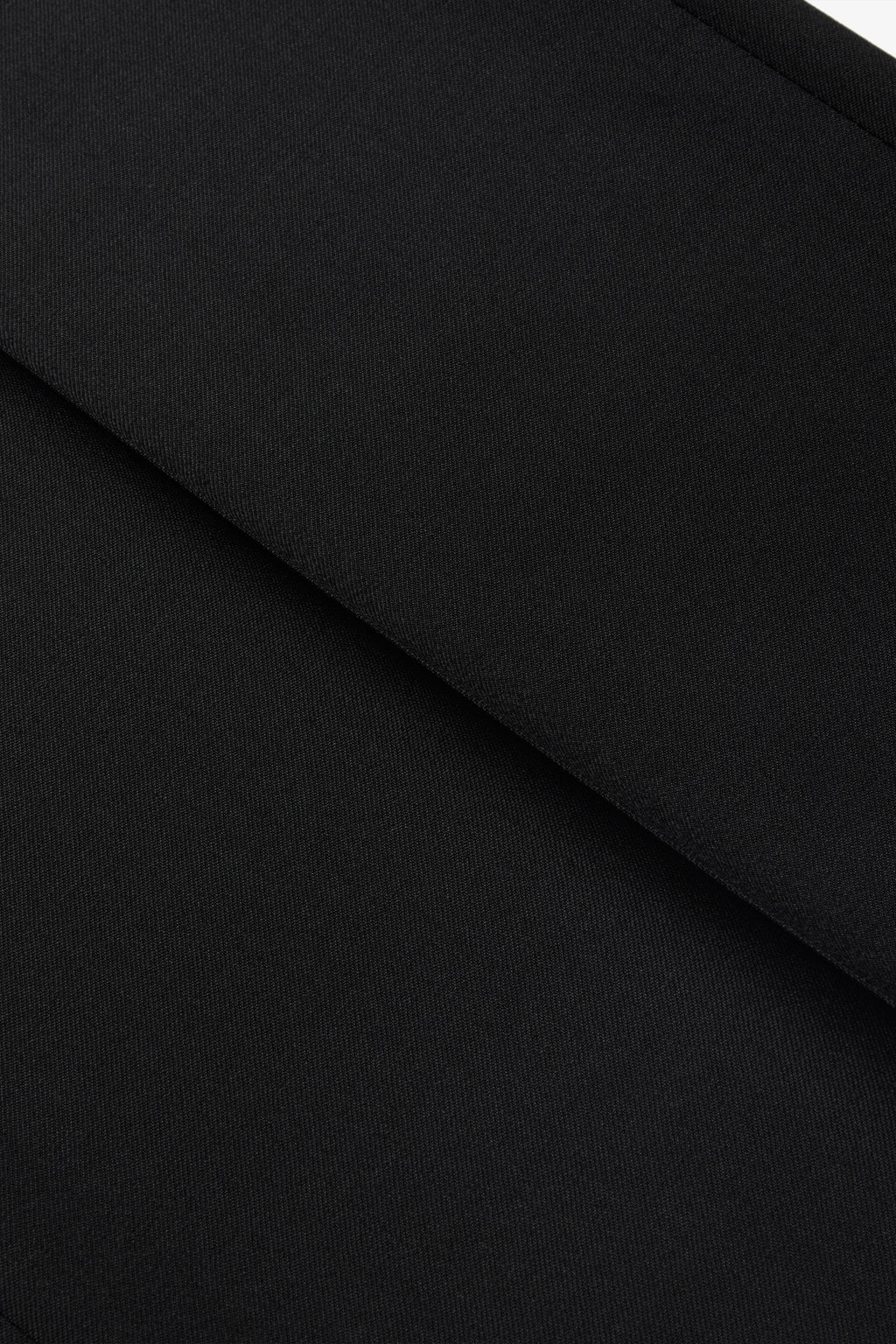 Wool Trousers - Black
