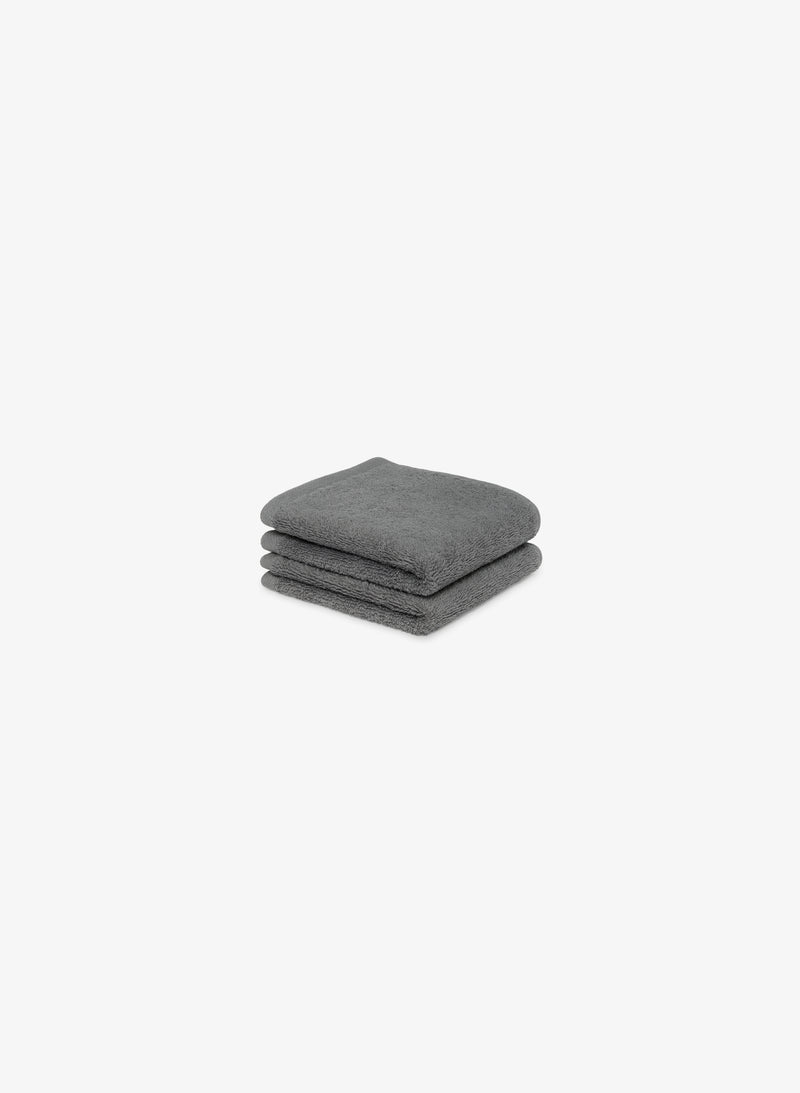Face Towel 2 Pack - Charcoal