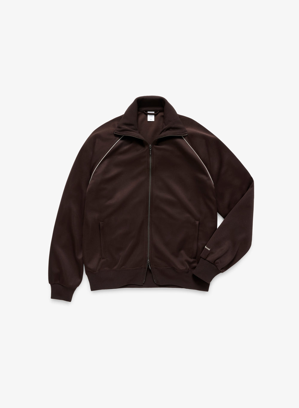 Fan Tracksuit Top - Brown Tricot