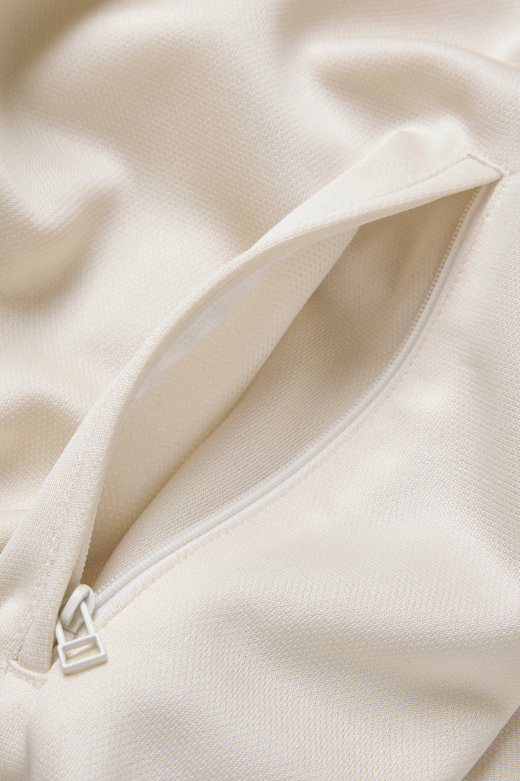 Tracksuit Top - Off-White/Brown Stripe