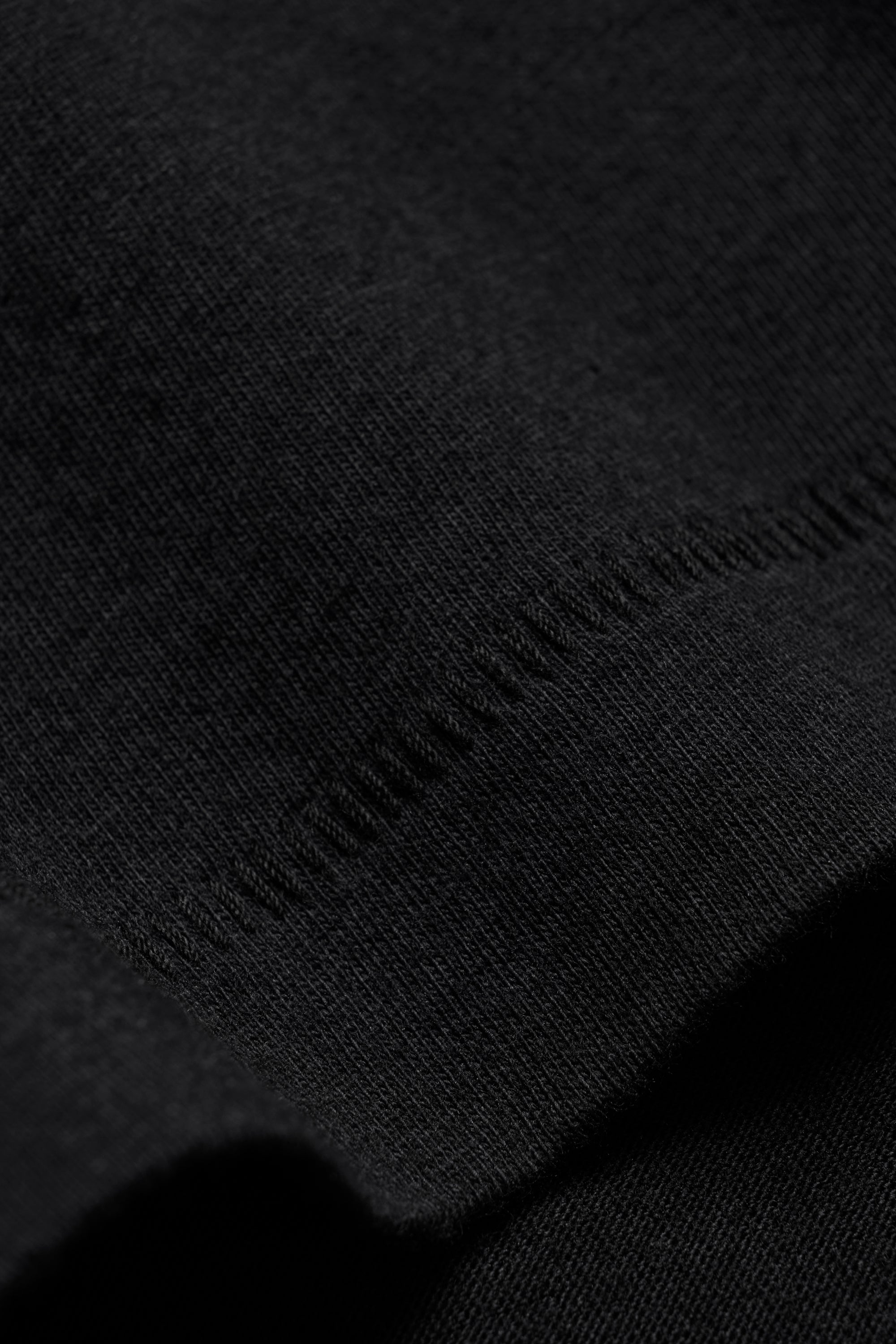 Lightweight V Neck T-Shirt - Black