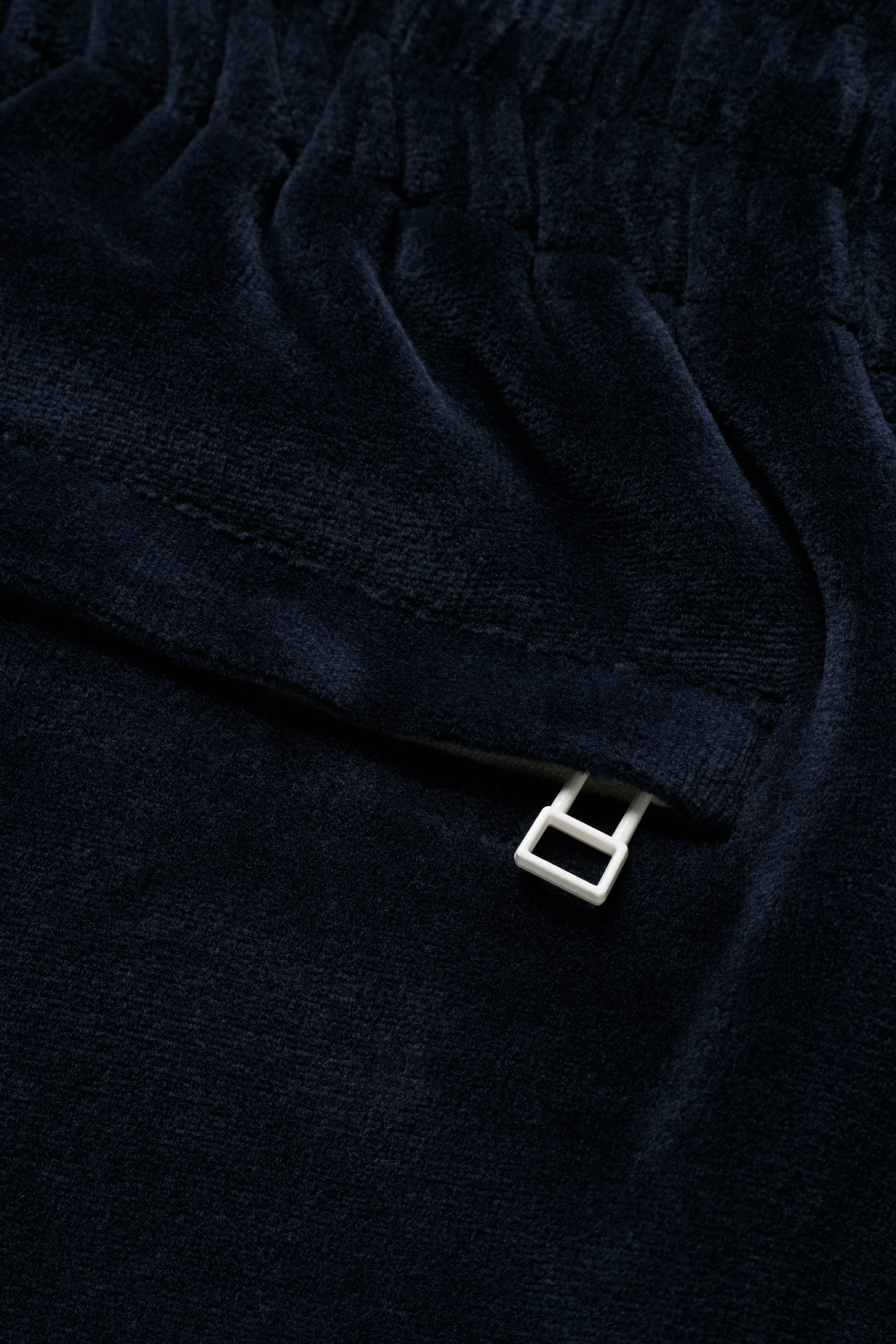 Relaxed Velour Track Pant - Navy – JJJJound