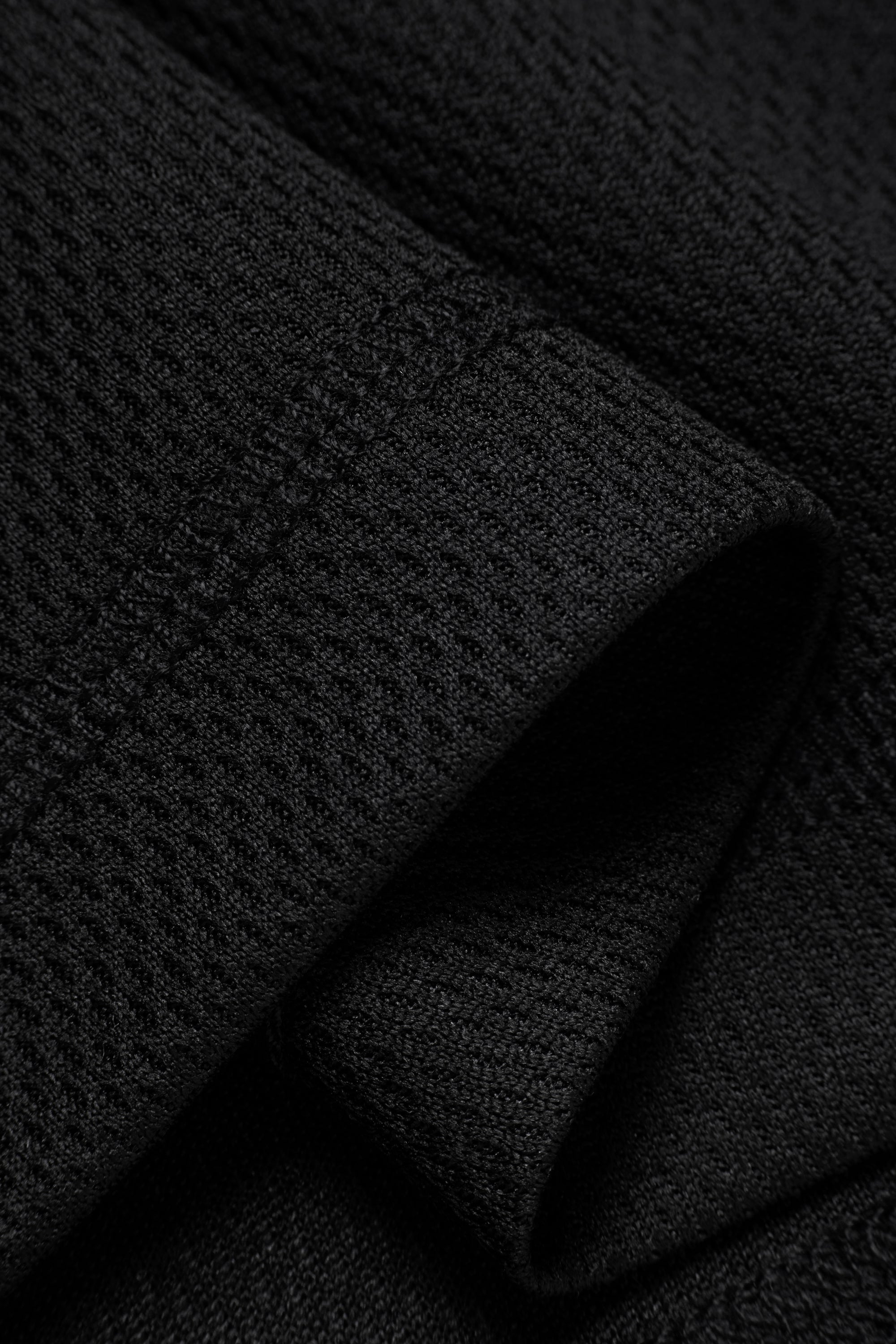 Warm Up Polo Shirt - Black