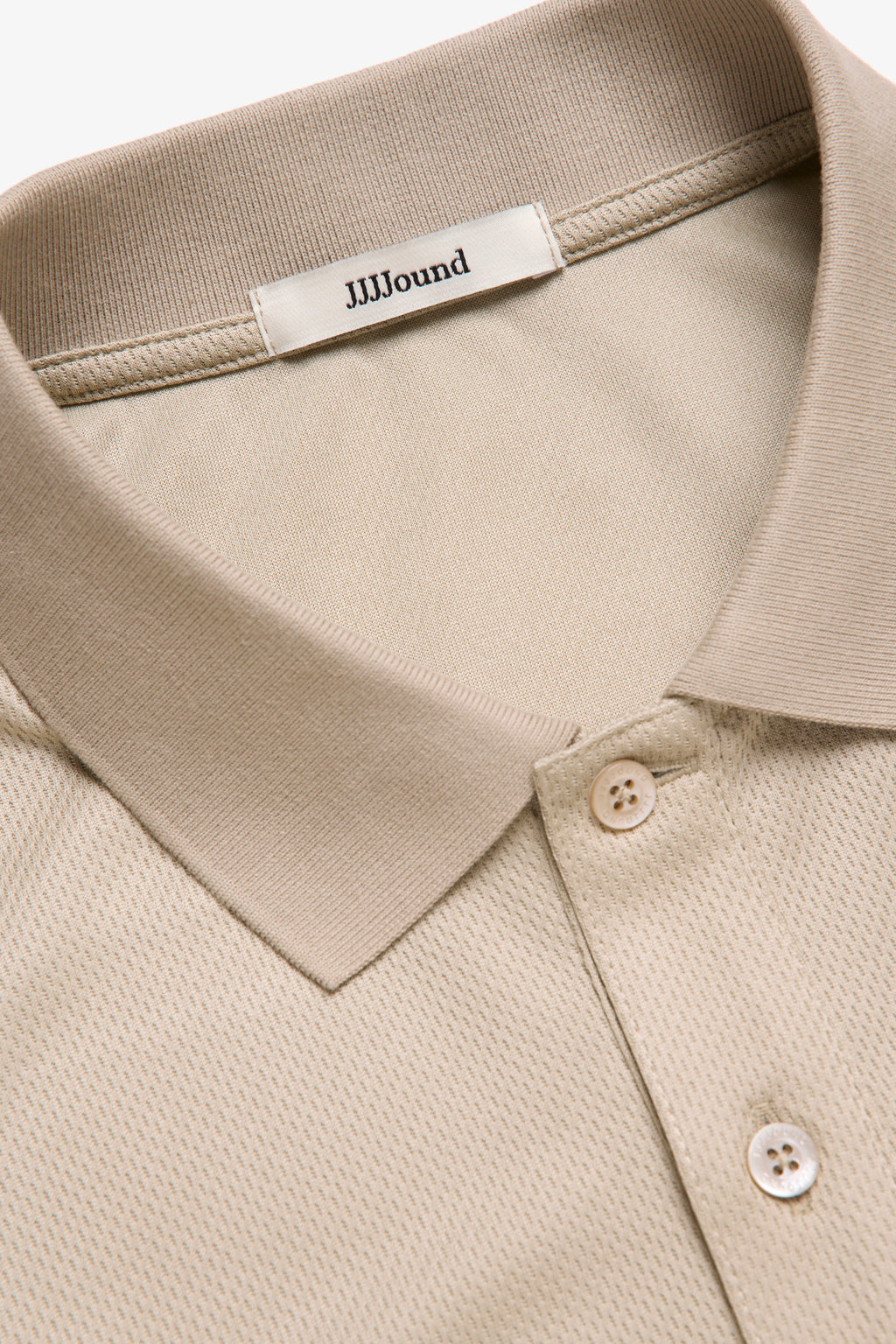 Warm Up Polo Shirt - Taupe/Black