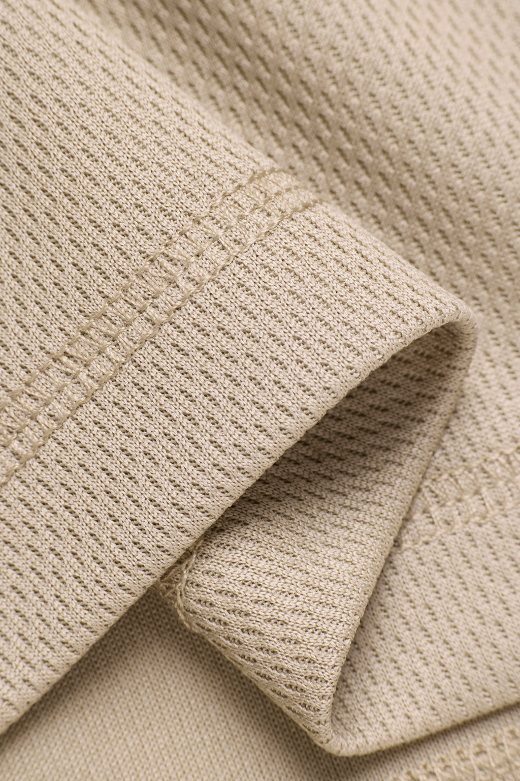 Warm Up Polo Shirt - Taupe/Black
