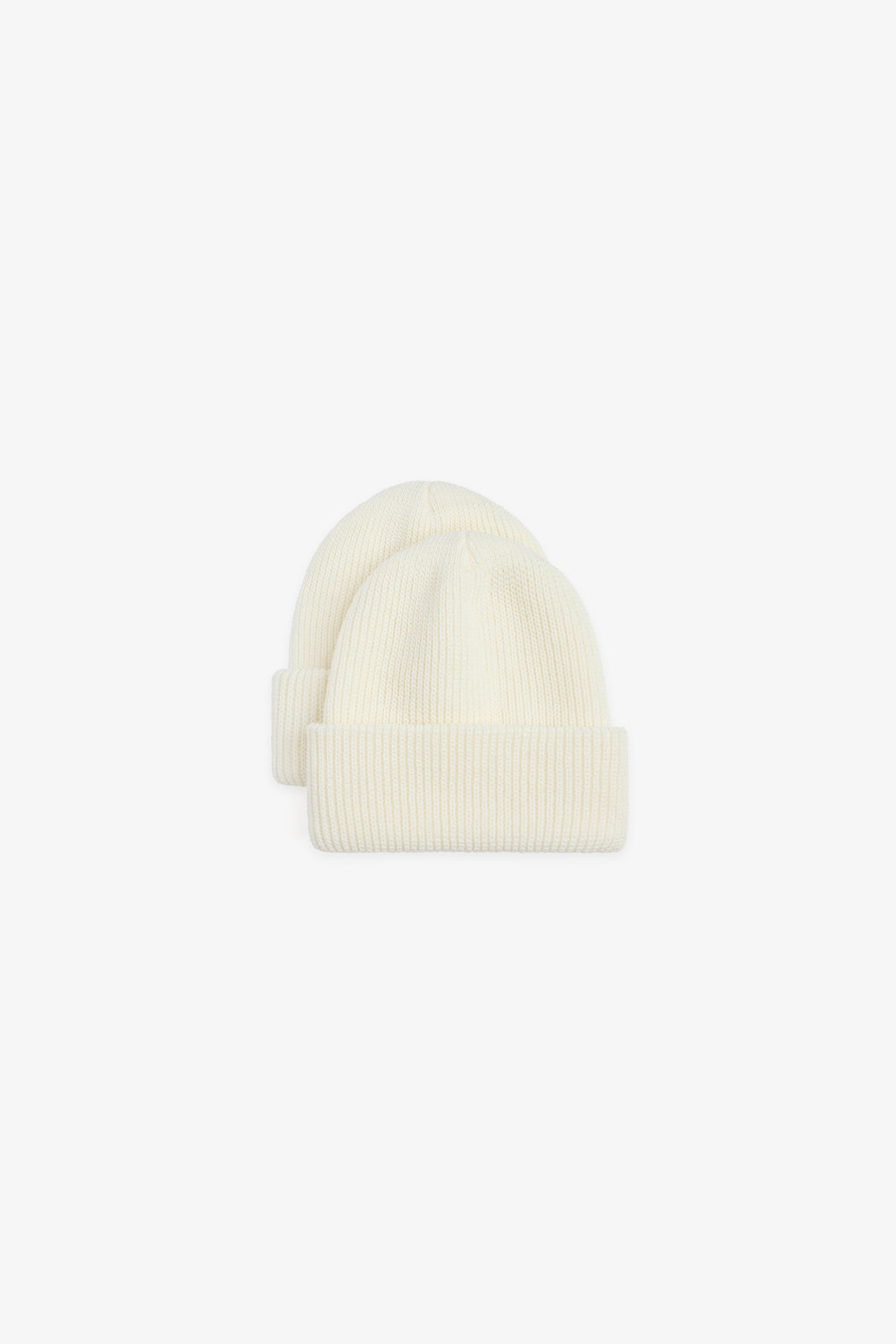 2 Pack Watch Cap Beanie - Off White