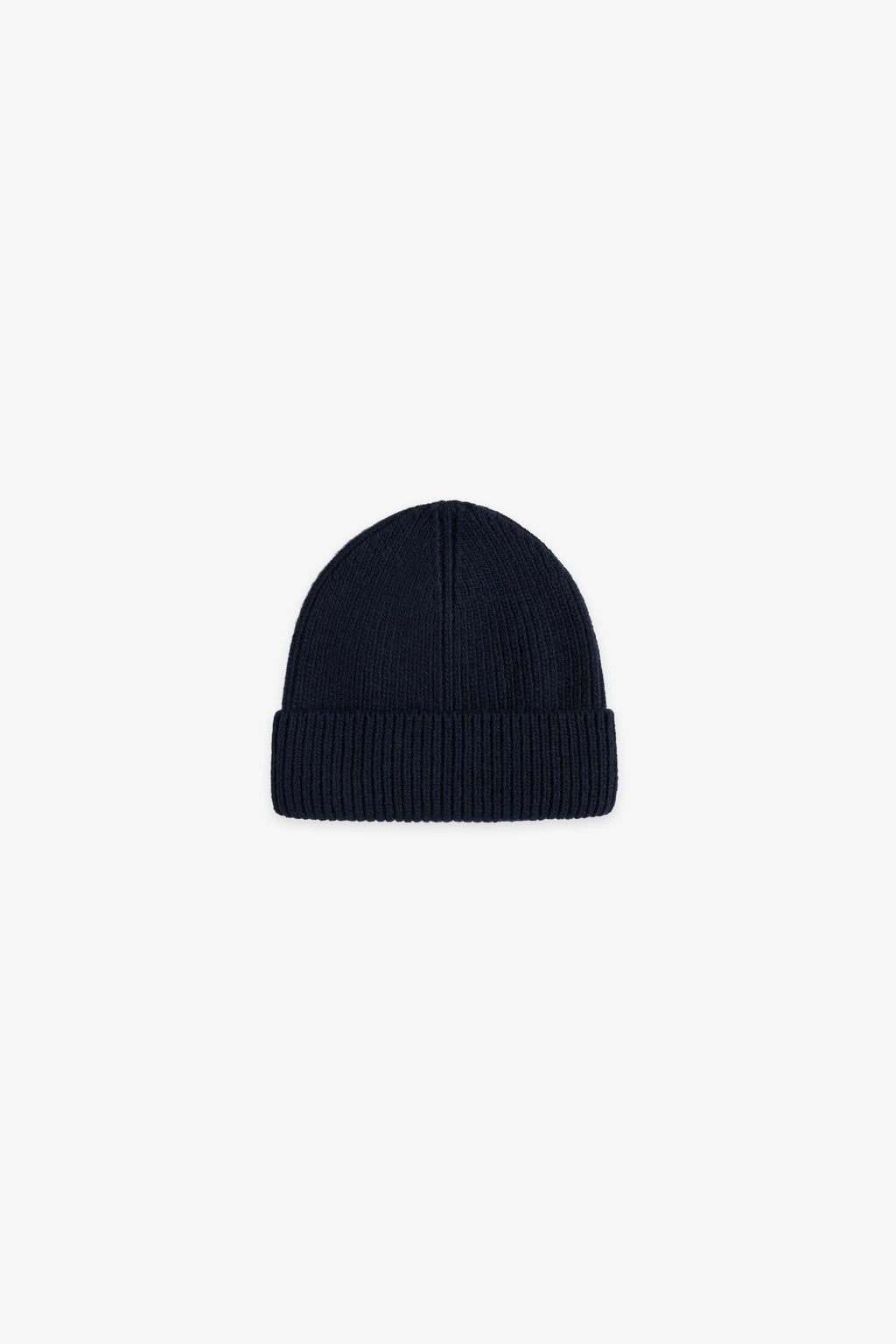 Single Layer Wool Watch Cap - Navy