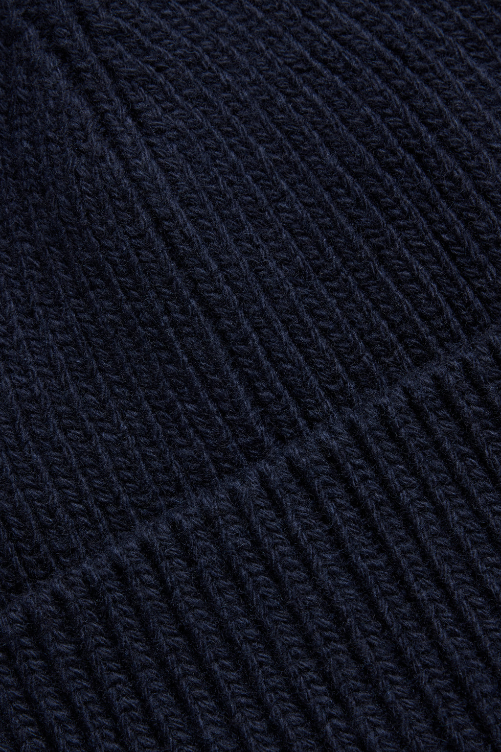Single Layer Wool Watch Cap - Navy