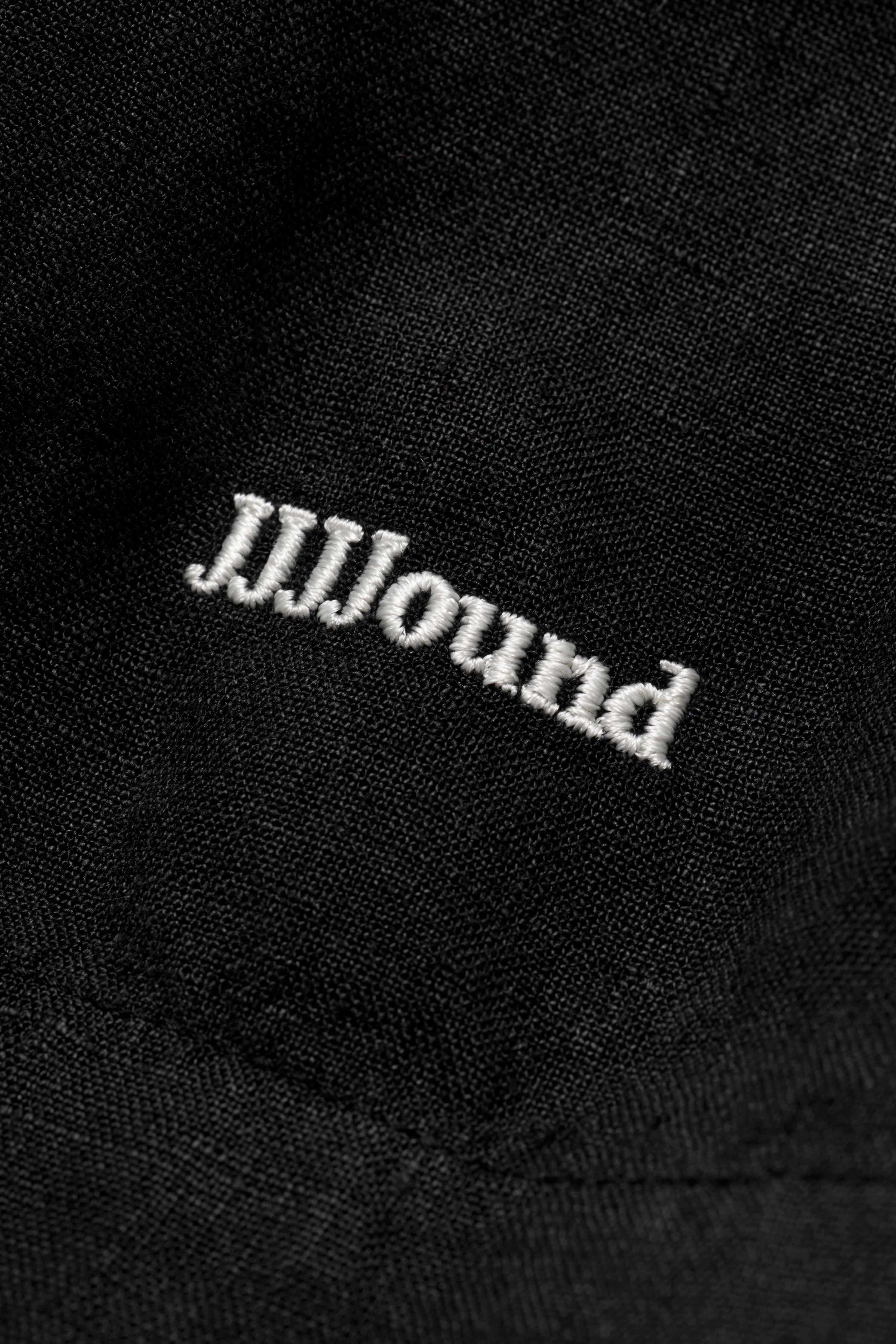 junjun.jjj Logo Weekend Linen Shirt - Black – JJJJound