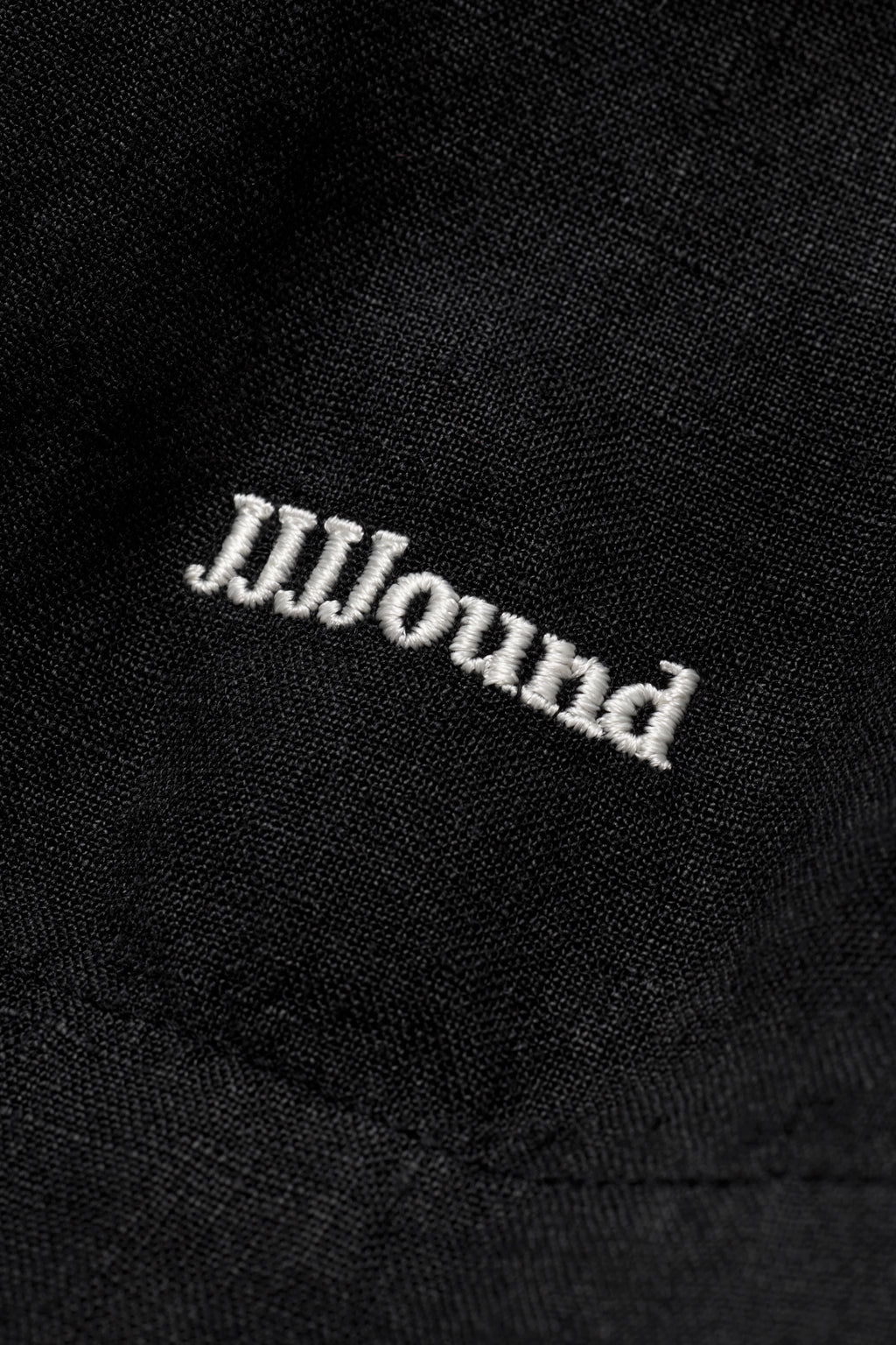 Logo Weekend Linen Shirt - Black