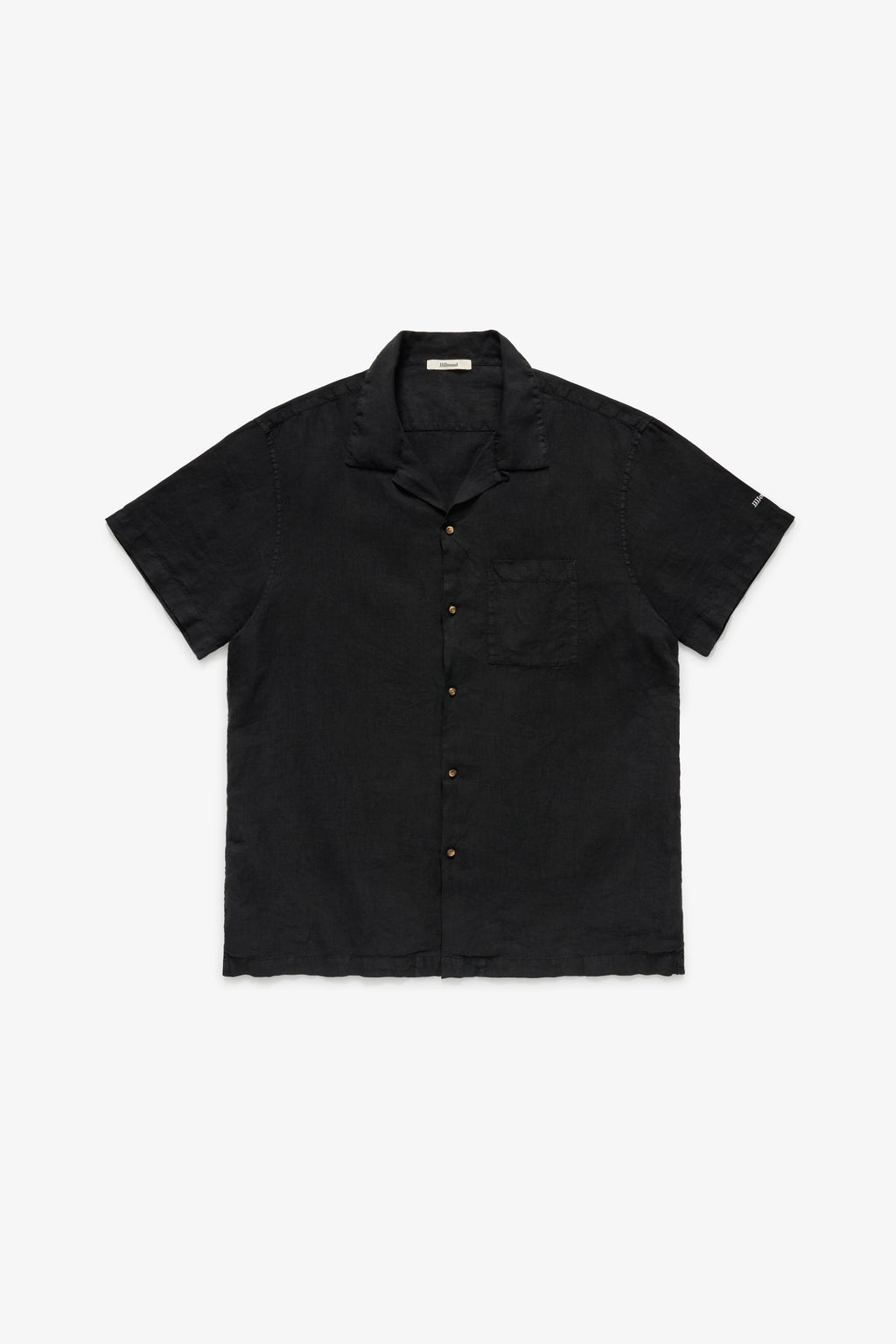 Logo Weekend Linen Shirt - Black